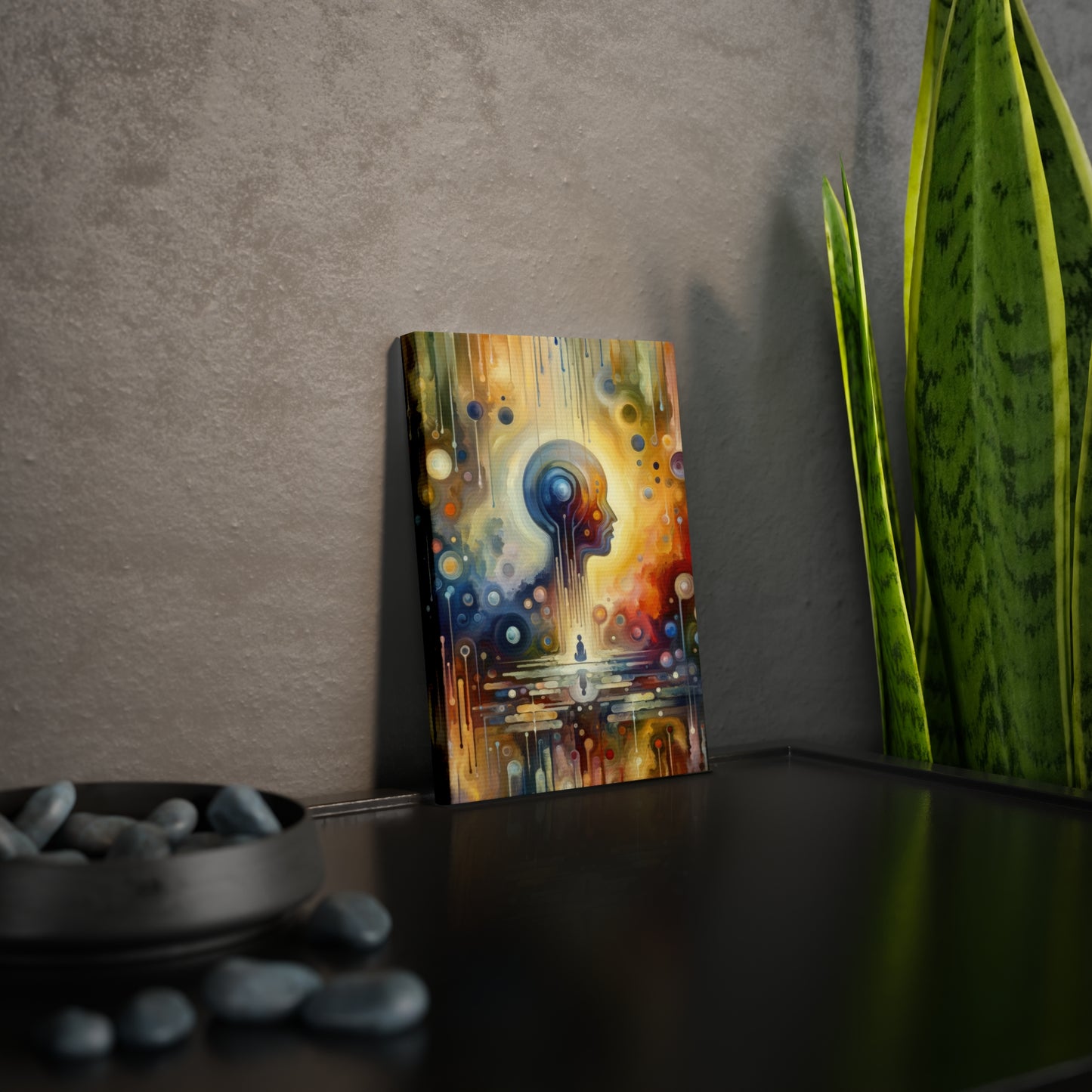 Reflective Oneness Healing Canvas Photo Tile