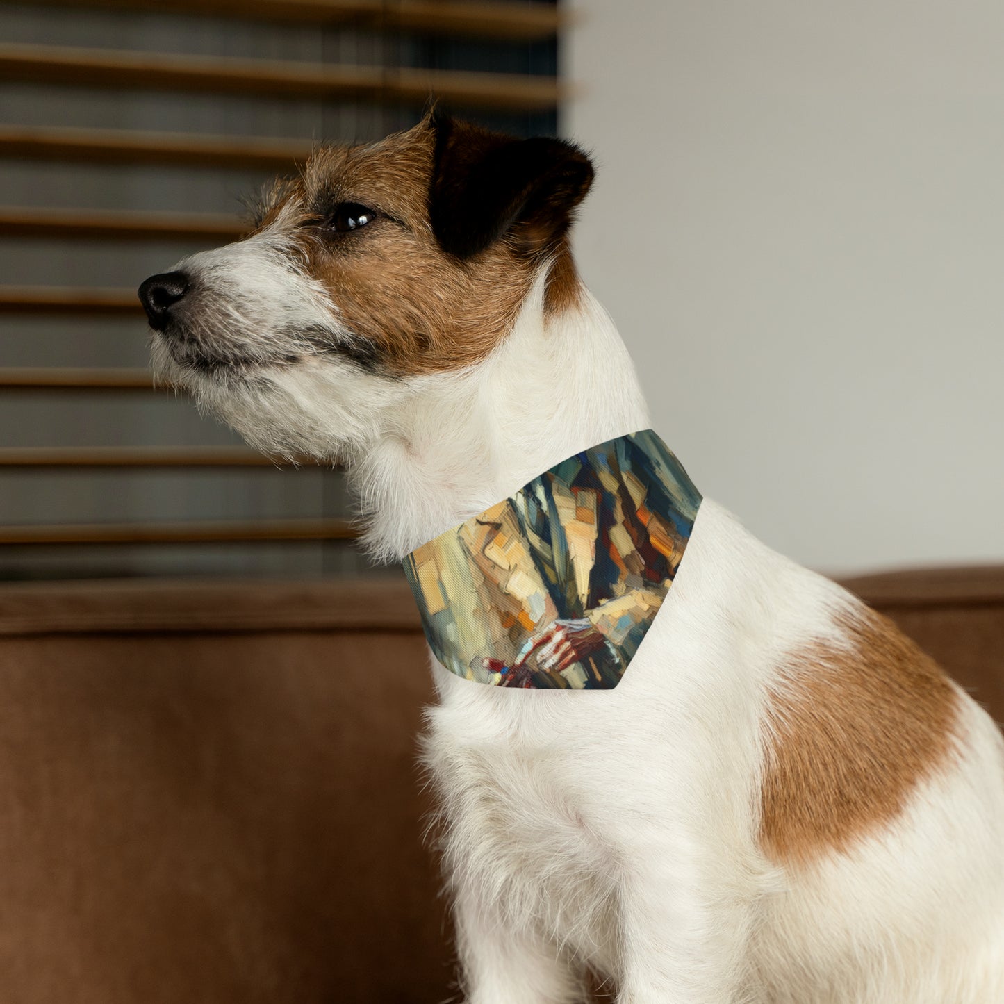 Urban Tachism Encounter Pet Bandana Collar