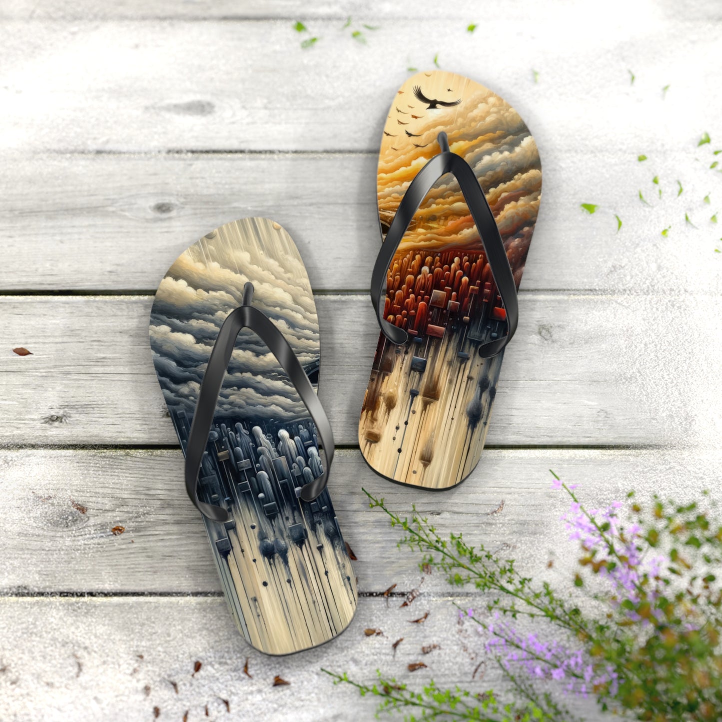 Subdued Revolutionary Currents Flip Flops