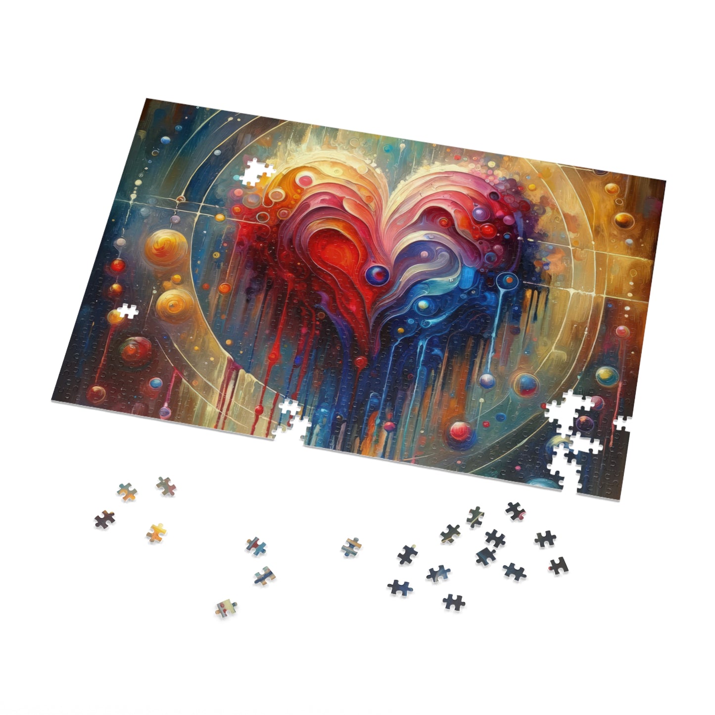 Unified Heart Reflections Jigsaw Puzzle (30, 110, 252, 500,1000-Piece)