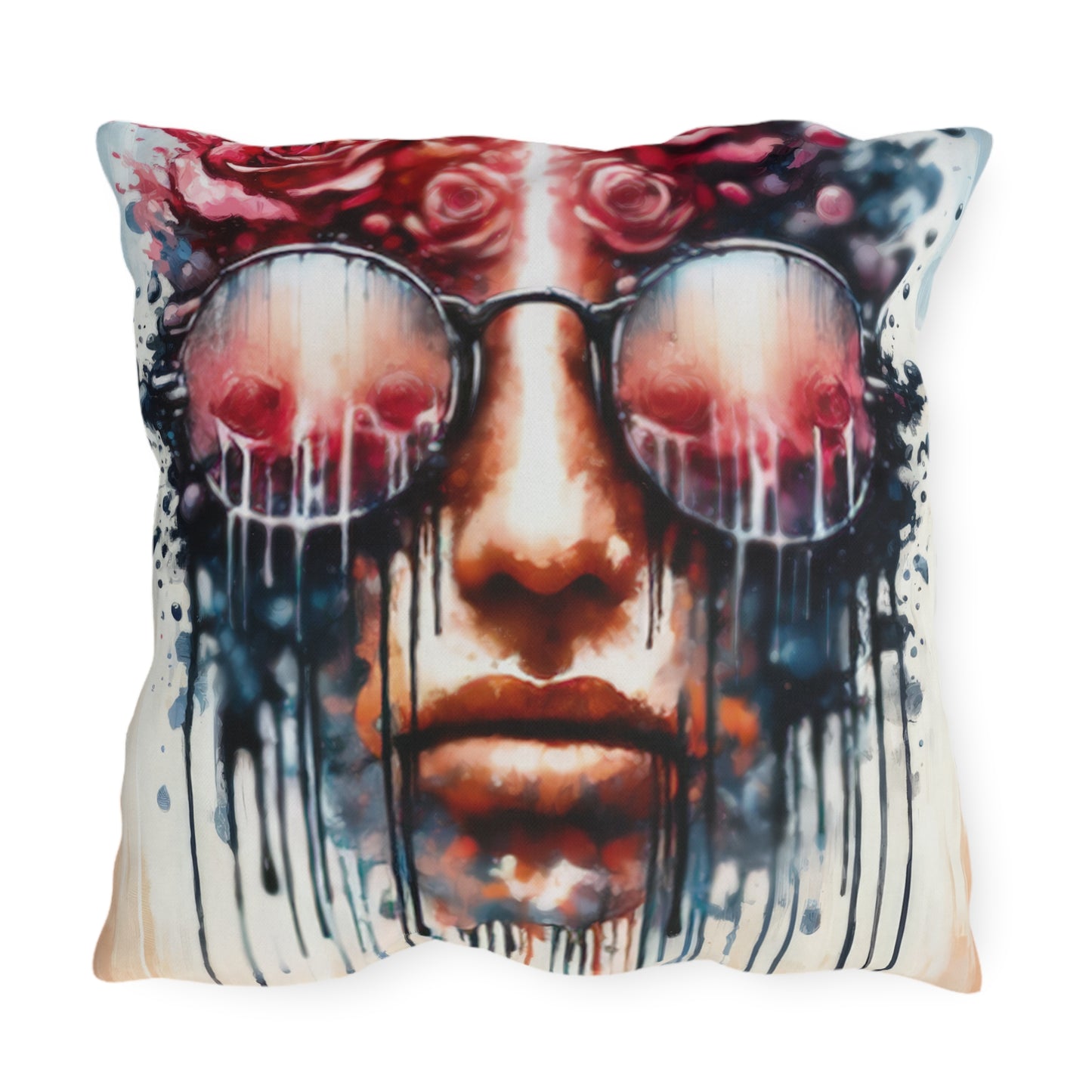 Perception Cleansing Tachism Outdoor Pillows