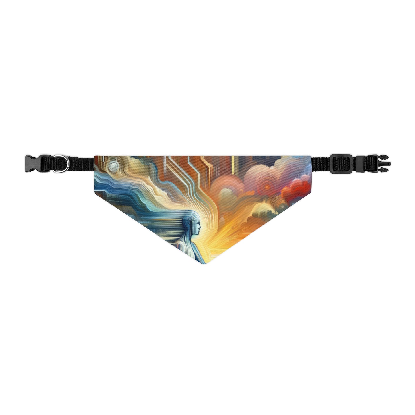 Eternal Digital Meditation Pet Bandana Collar