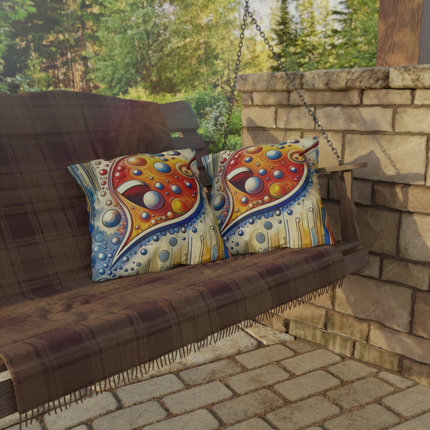 Humorous Dialogue Gateway Outdoor Pillows
