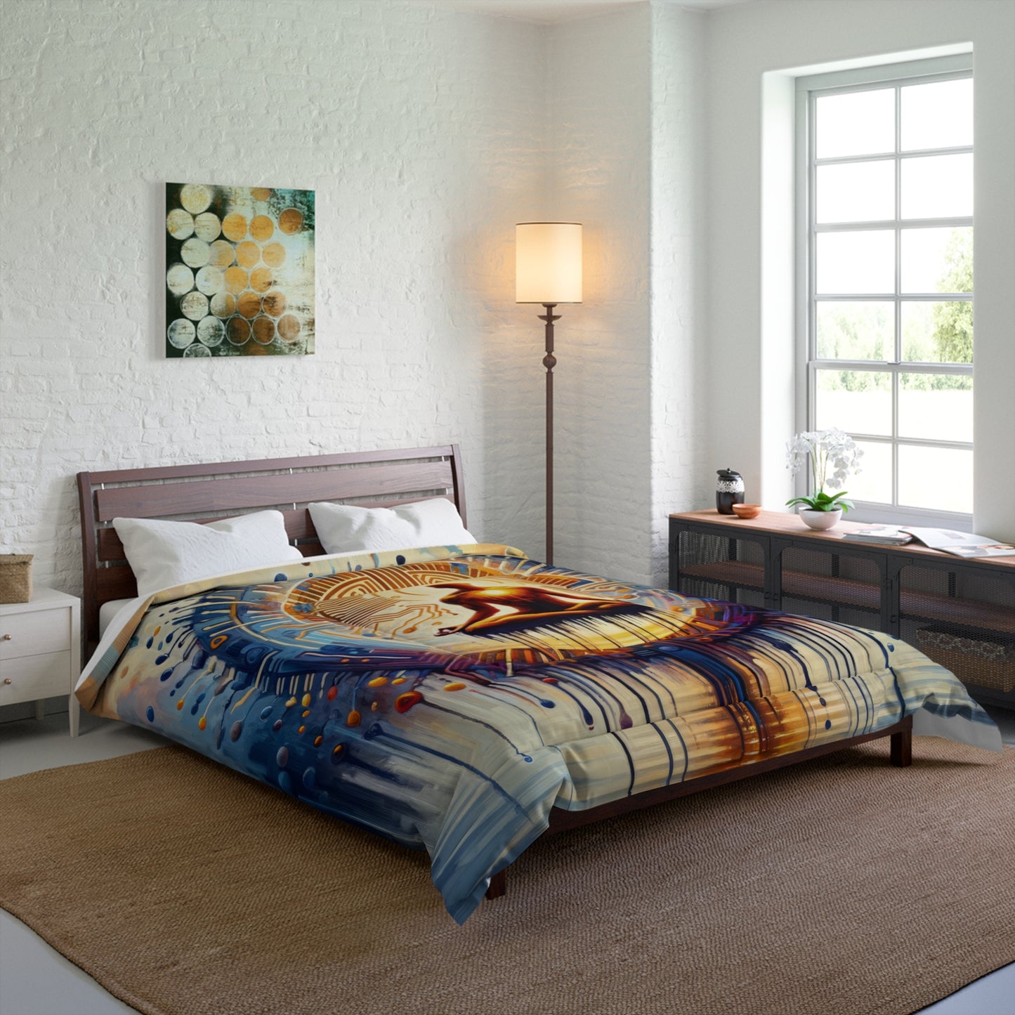 Meditative Technological Fusion Comforter