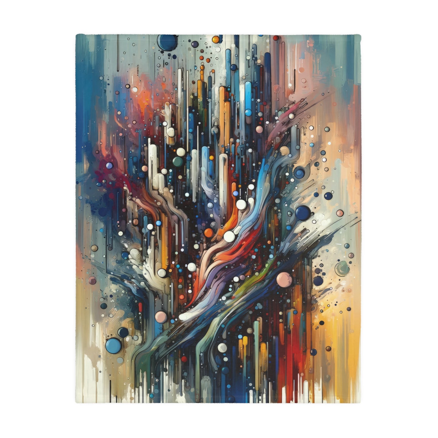 Coherent Change Visualization Velveteen Microfiber Blanket (Two-sided print)