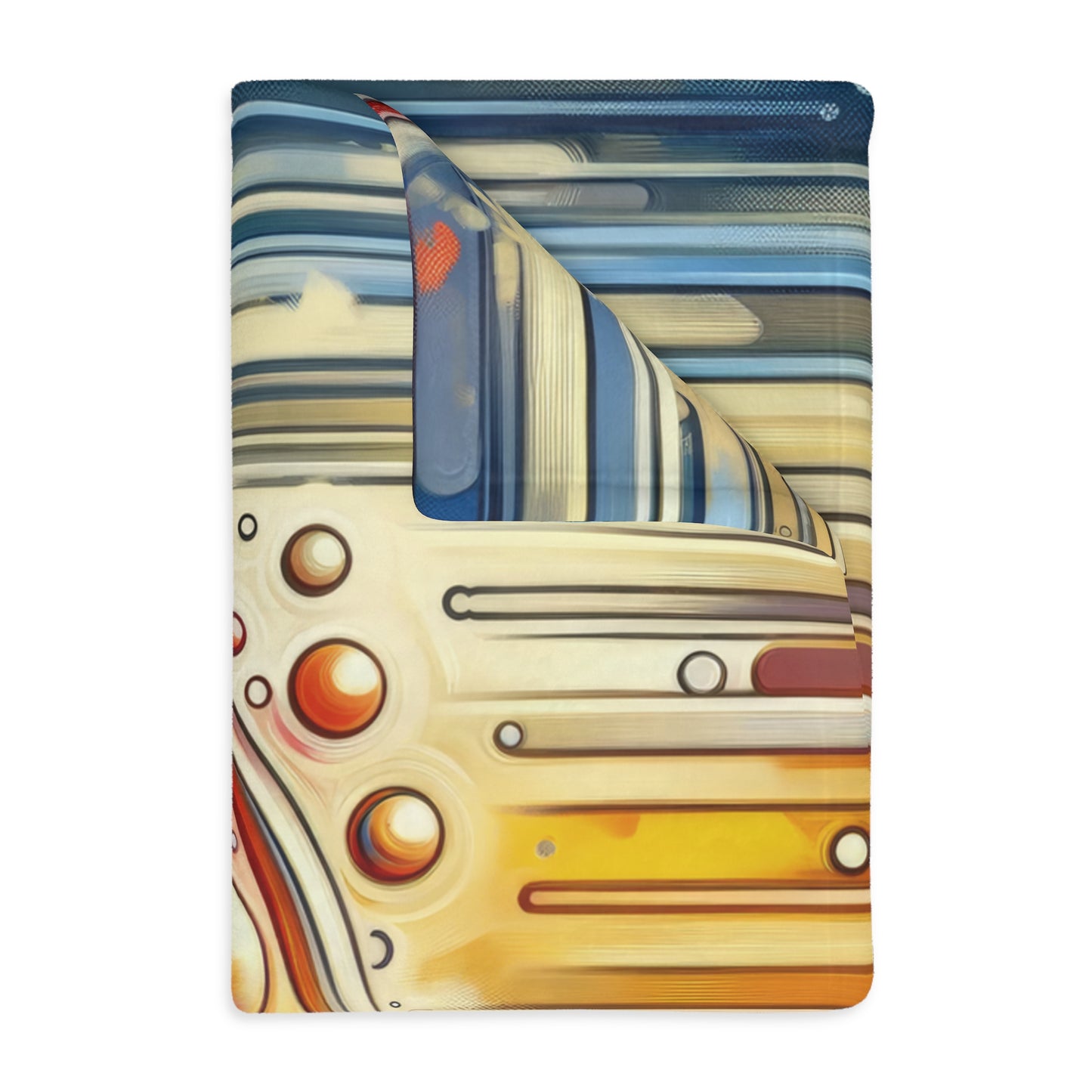 Humorous Dialogue Gateway Velveteen Microfiber Blanket (Two-sided print)