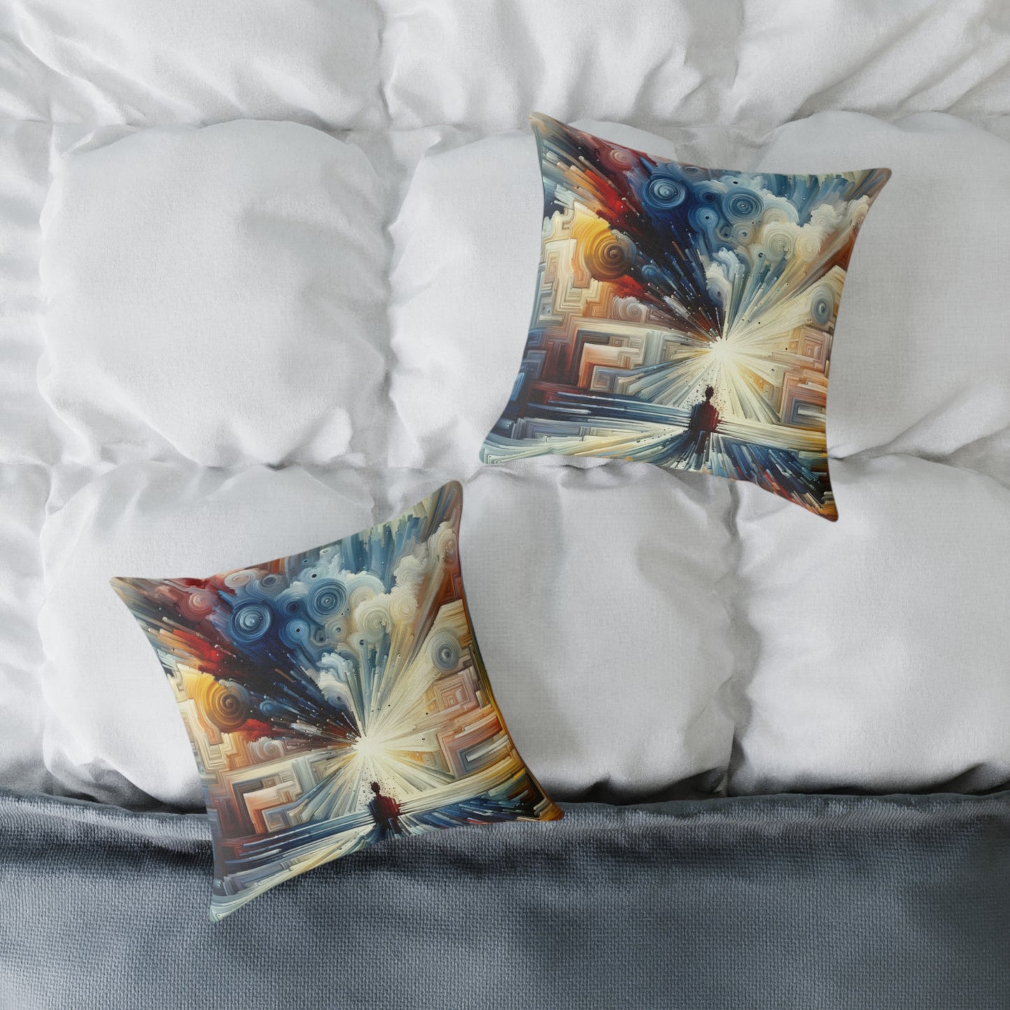 Memory Labyrinth Focus Spun Polyester Pillow