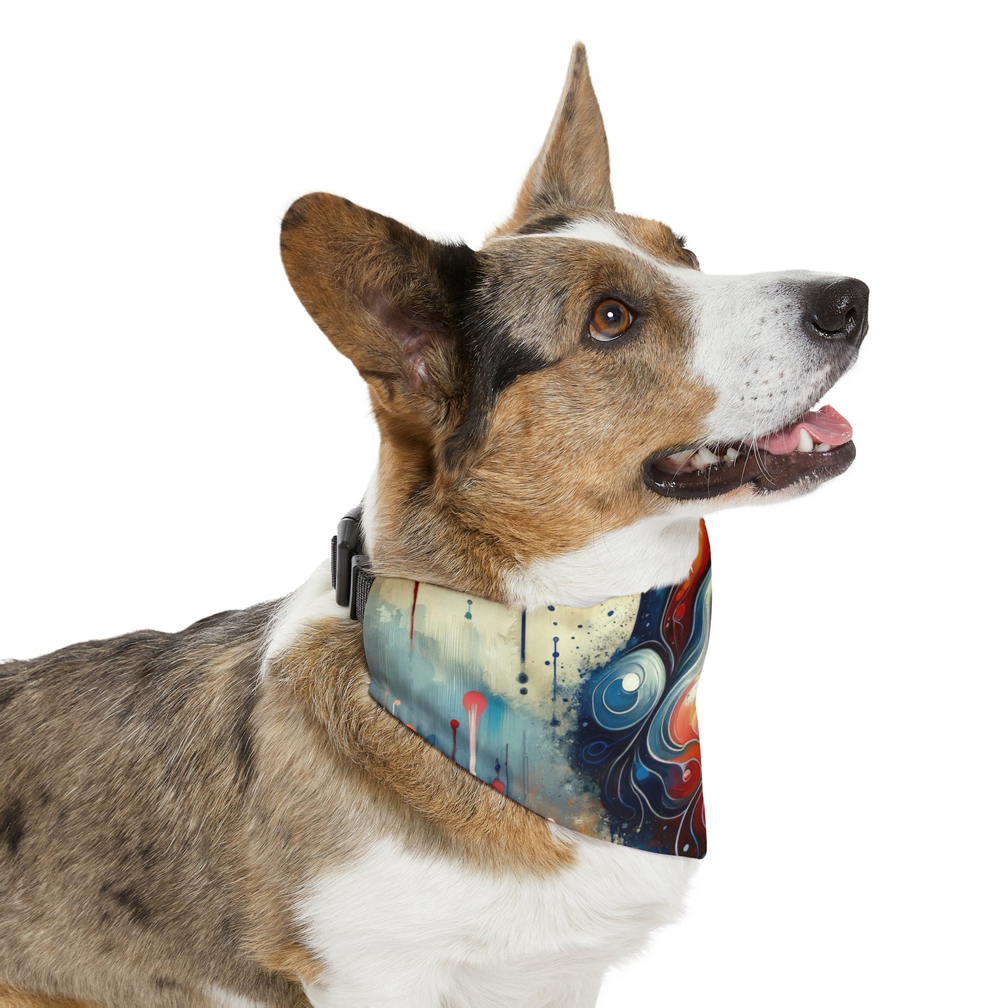Rhythmic Heart Harmony Pet Bandana Collar