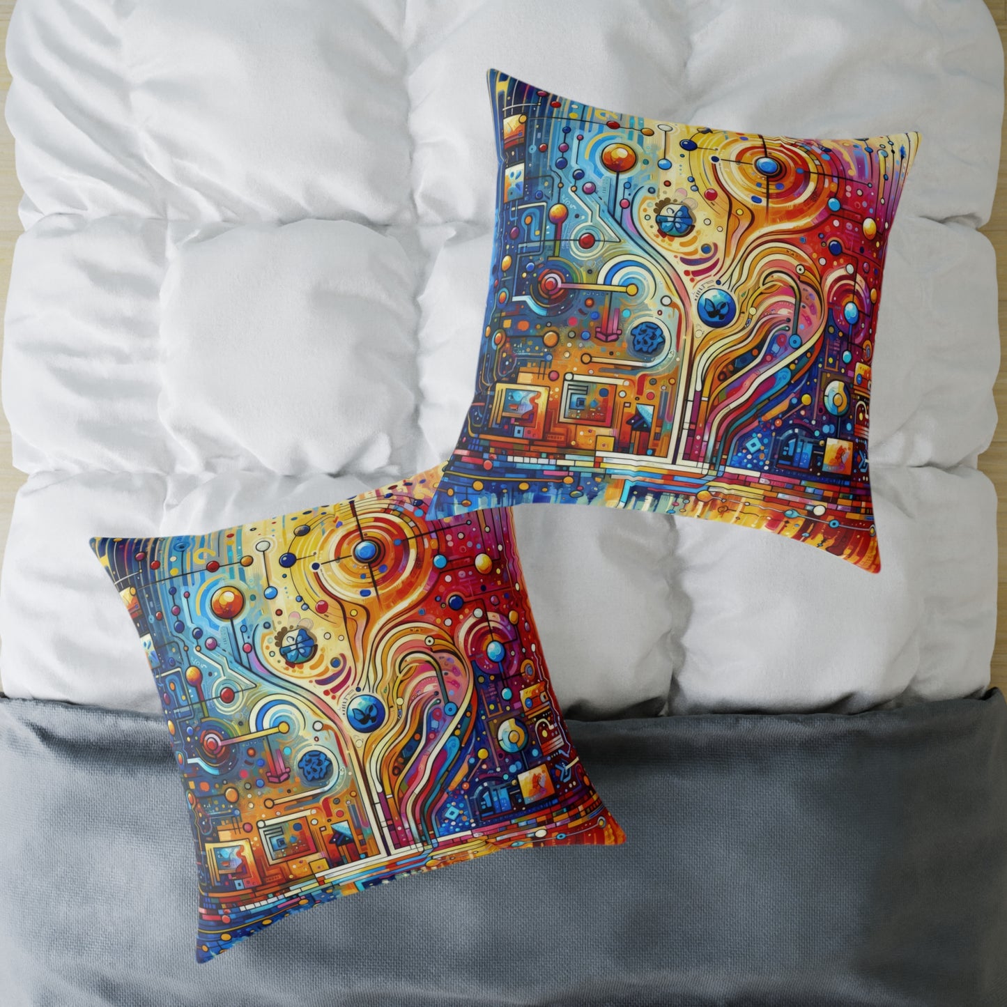 Supportive Divided Empathy Spun Polyester Pillow