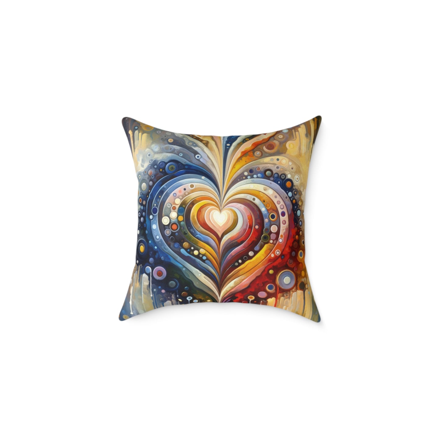 Harmonic Heart Essence Spun Polyester Pillow