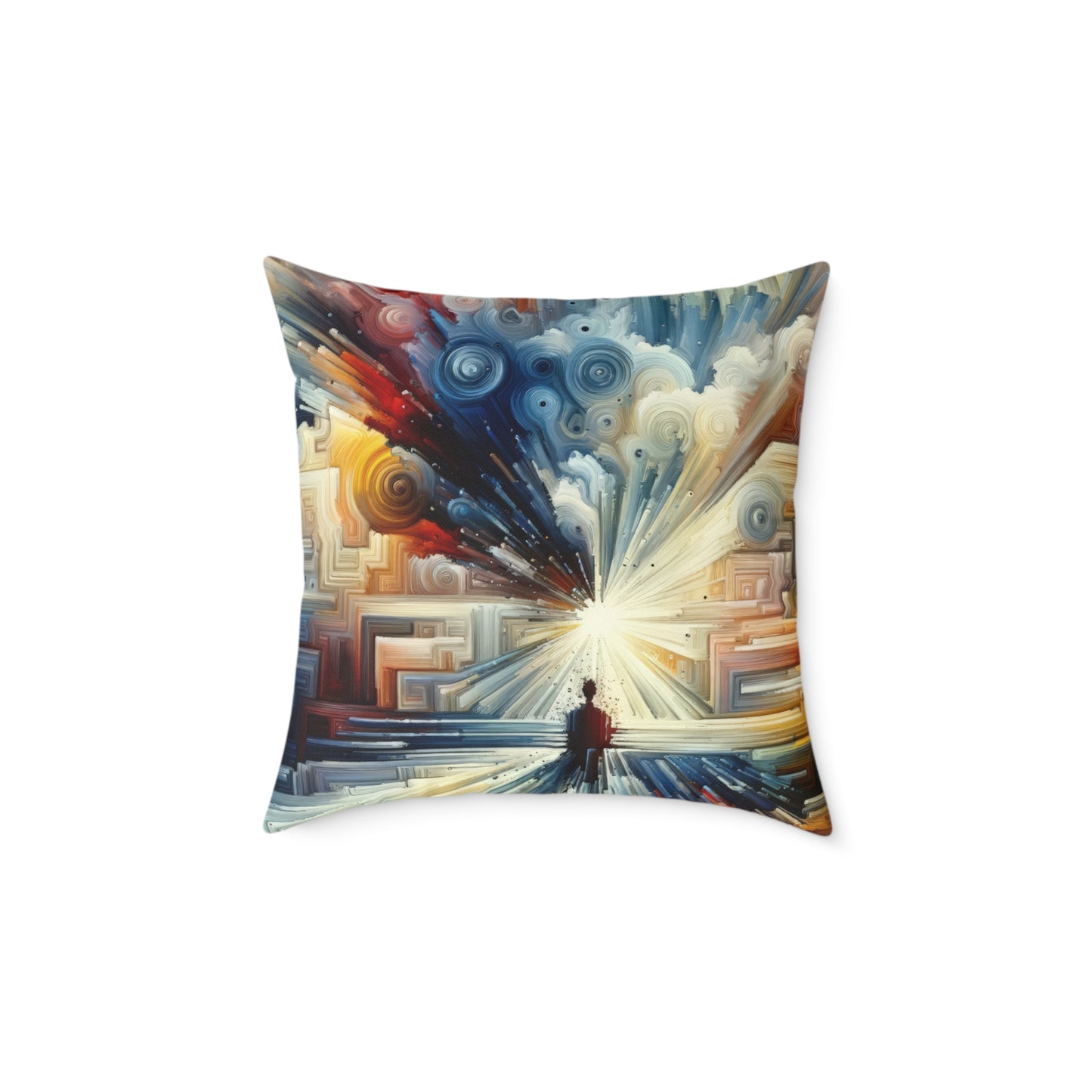 Memory Labyrinth Focus Spun Polyester Pillow