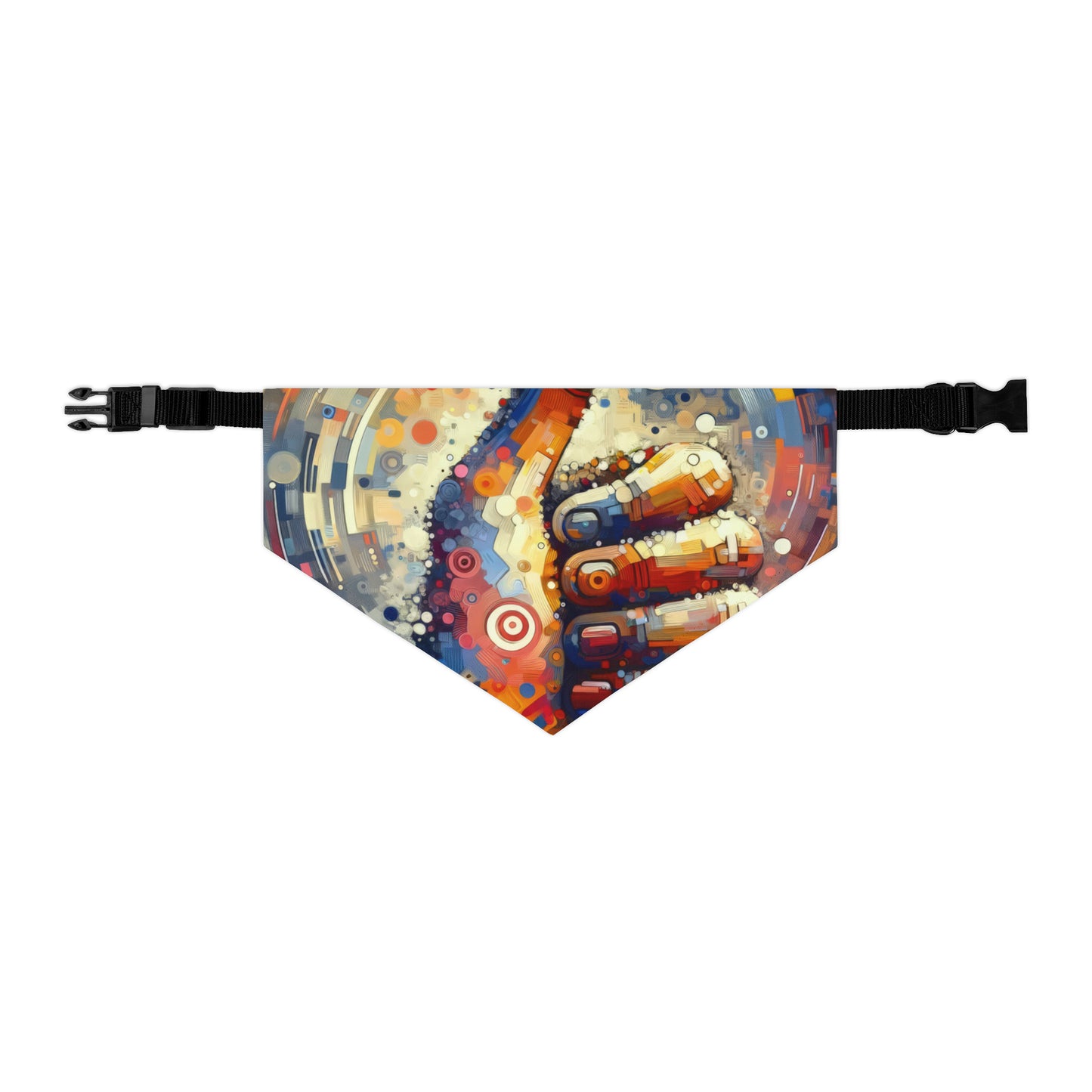 Digital Gratitude Nod Pet Bandana Collar