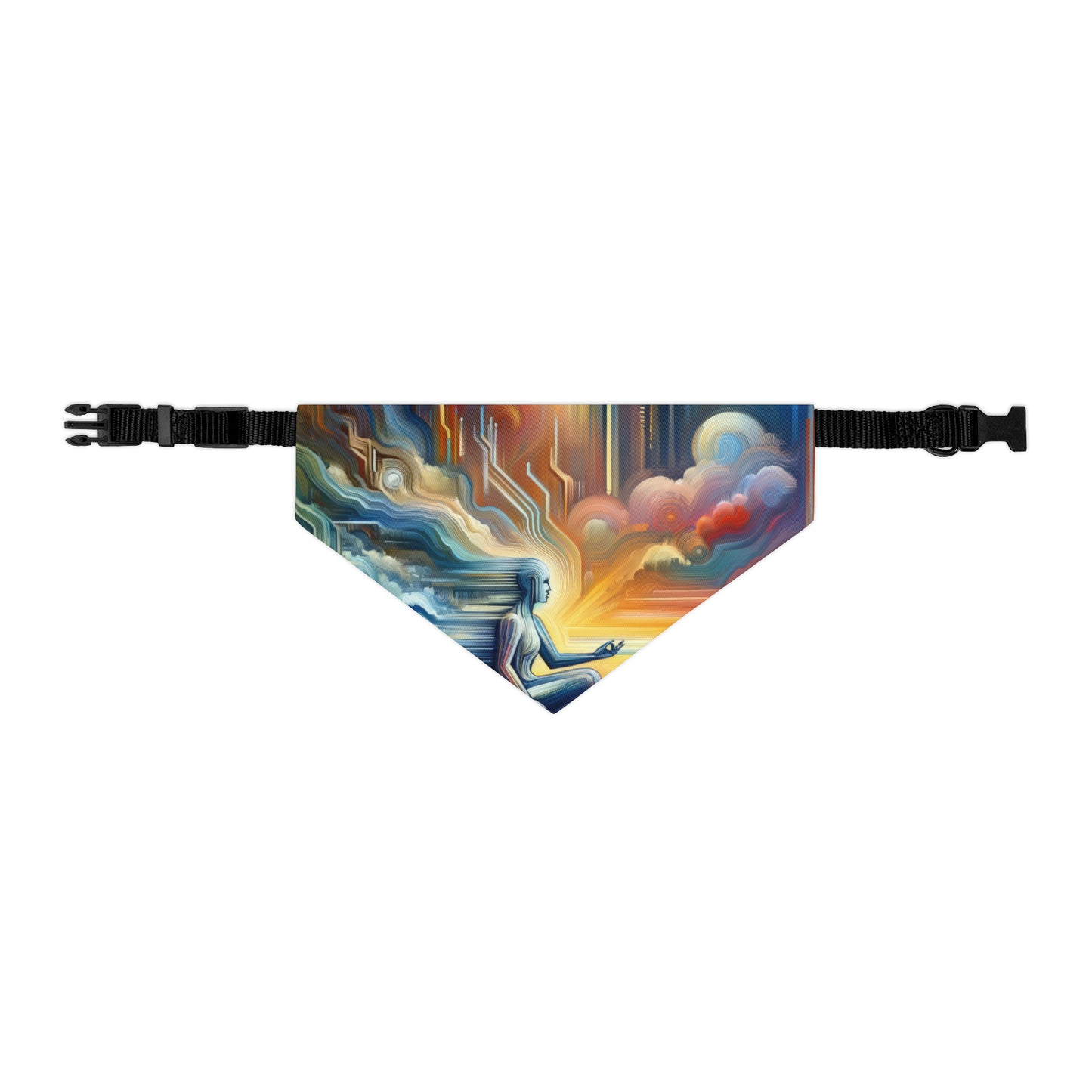 Eternal Digital Meditation Pet Bandana Collar