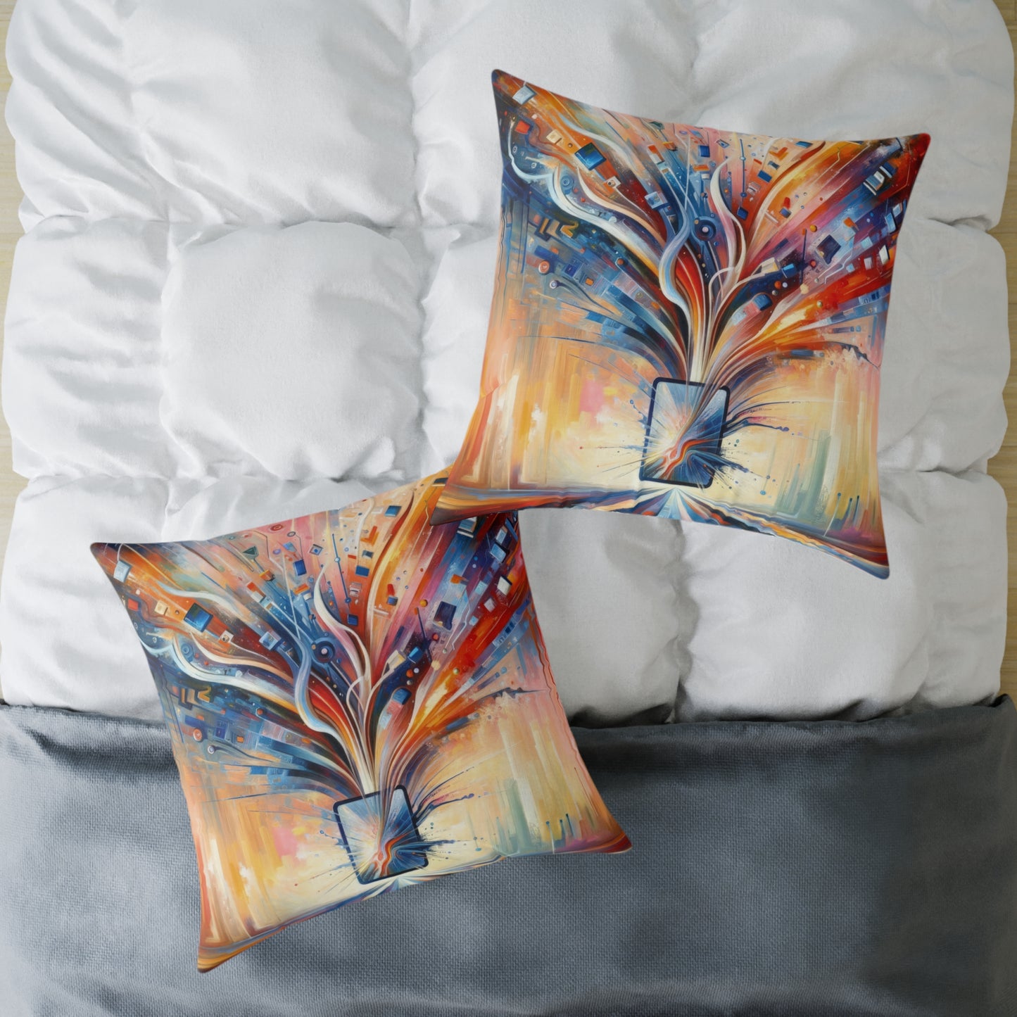 Empowerment Through Technology Spun Polyester Pillow