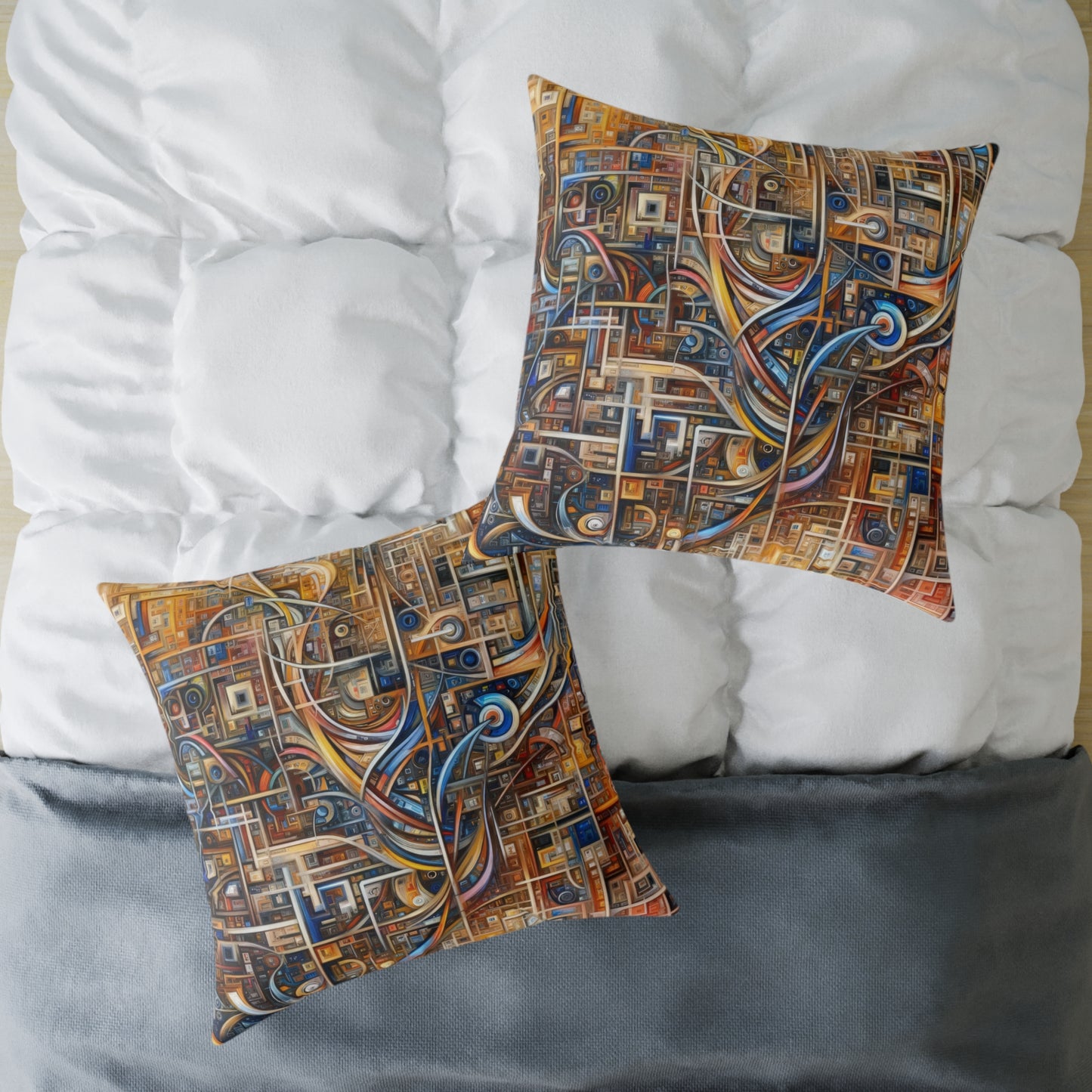 Intricate Life Tapestry Spun Polyester Pillow