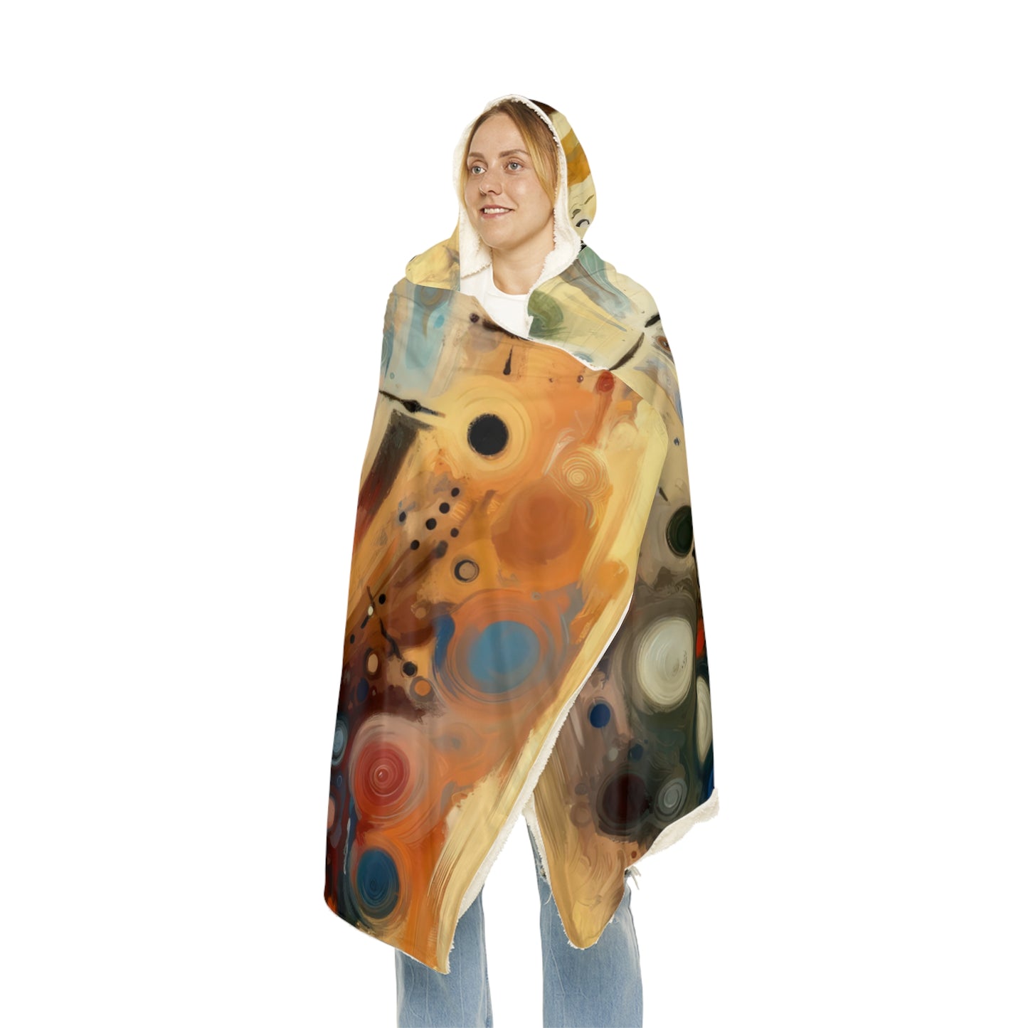 Guidance Abstract Compass Snuggle Blanket