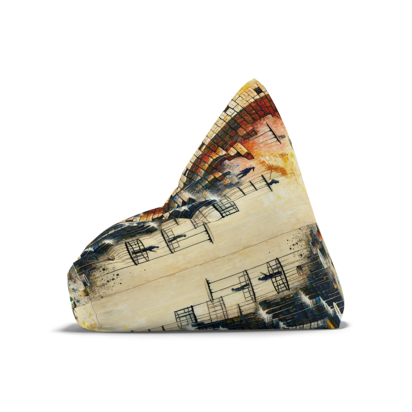 Actions Constructing Society Bean Bag Chair Cover