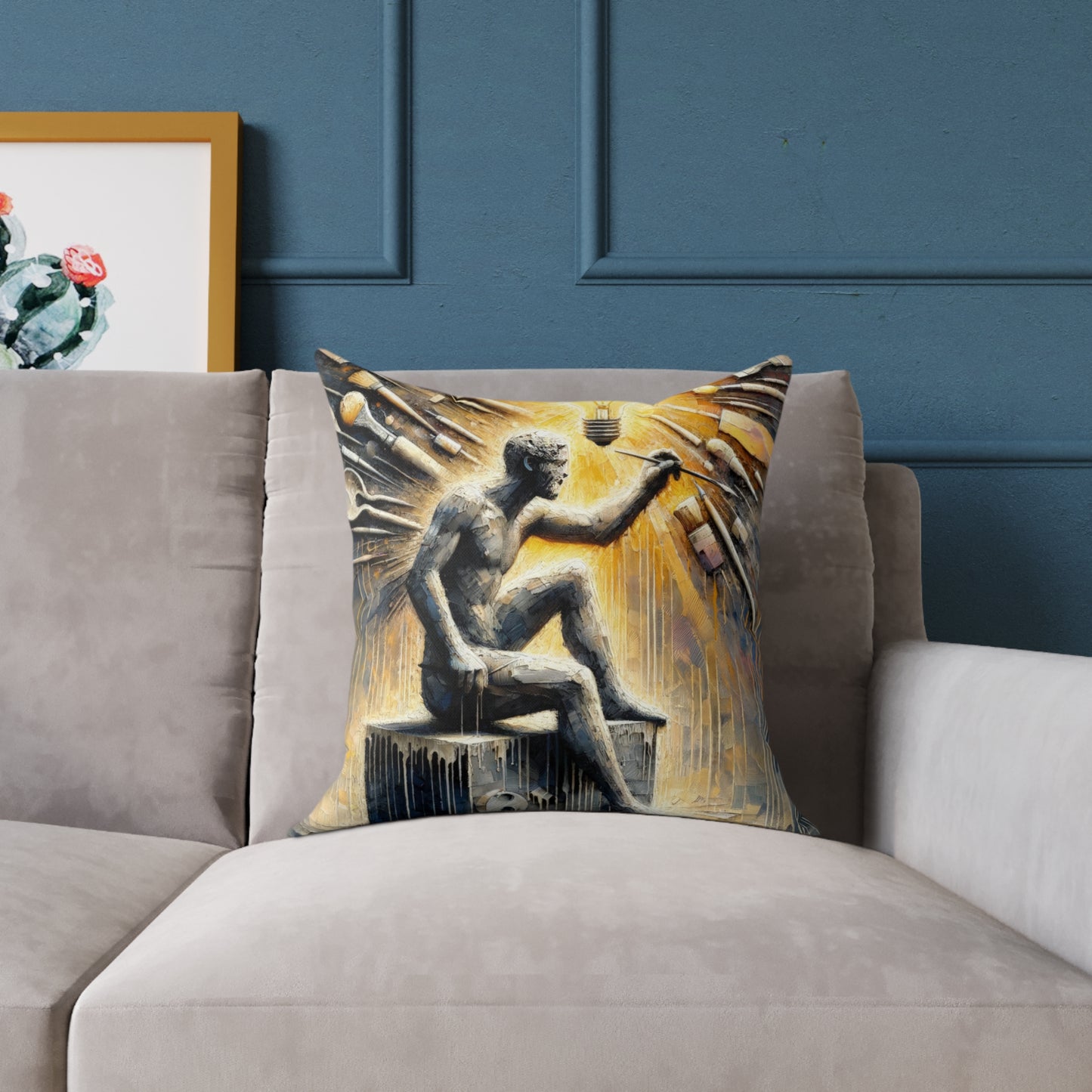 Idea Sculptor Genesis Spun Polyester Pillow