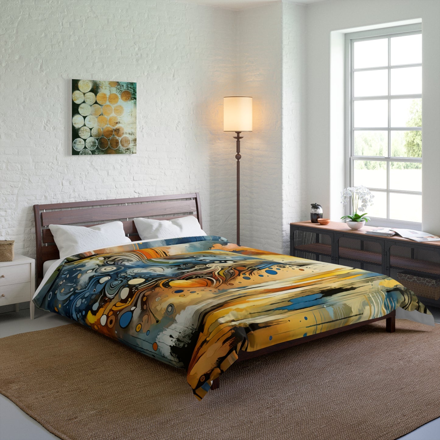 Intentional Awakening Reflection Comforter