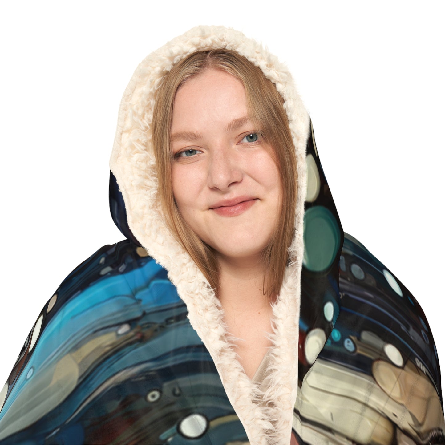 Coherent Change Visualization Snuggle Blanket