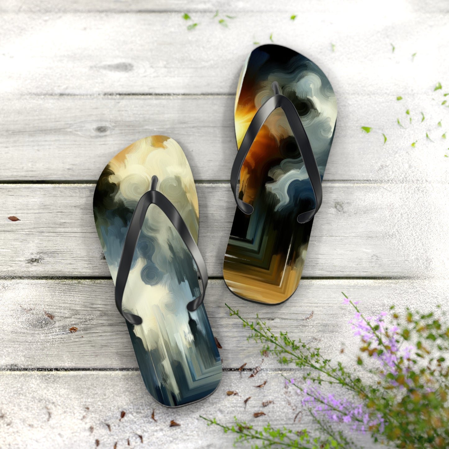 Dawn Dispels Darkness Flip Flops