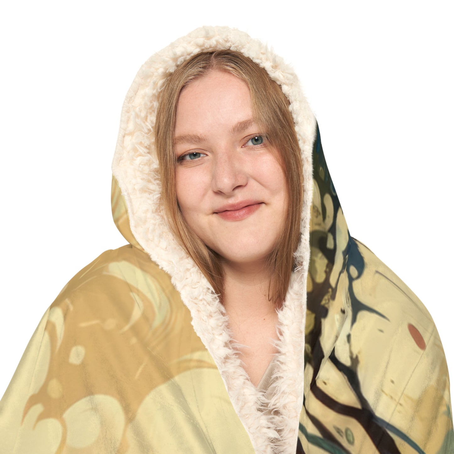 Serene Stream Sojourn Snuggle Blanket