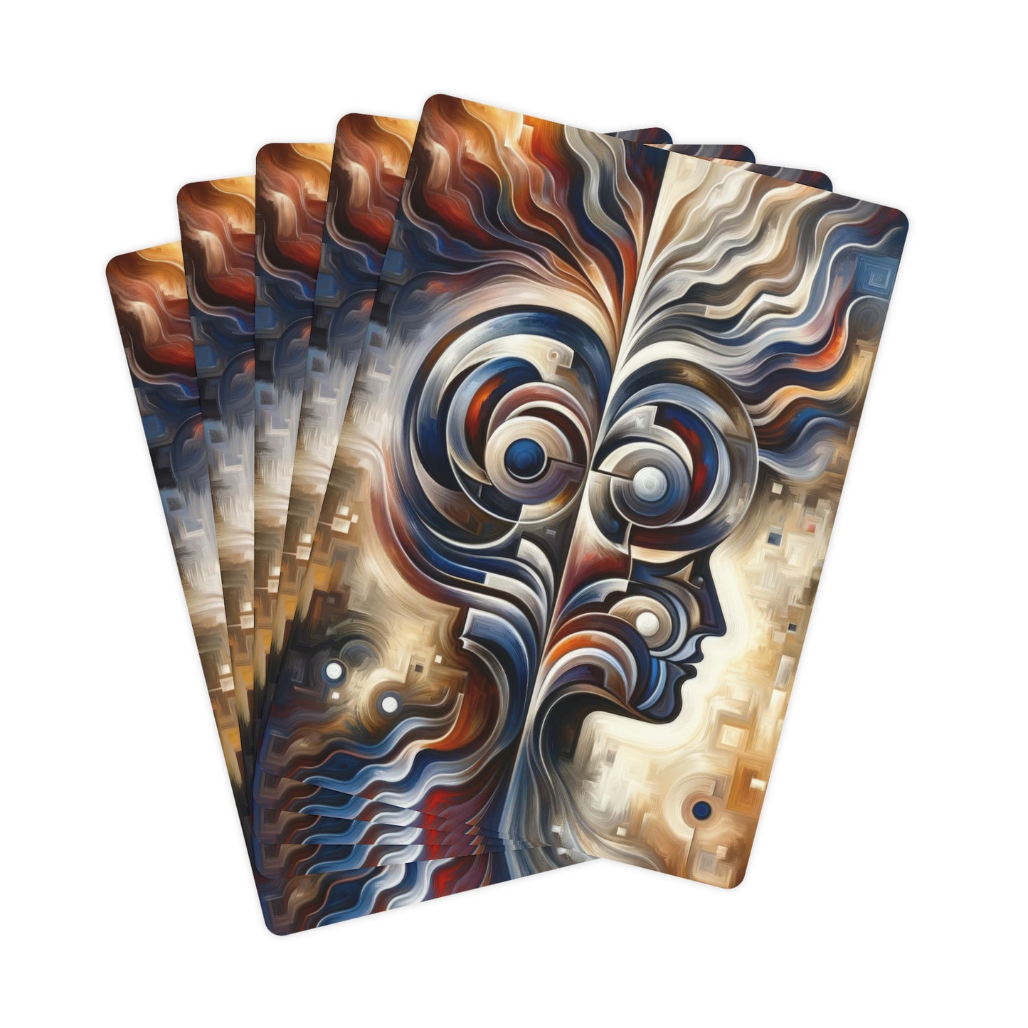 Wisdom Confluence Tachism Poker Cards
