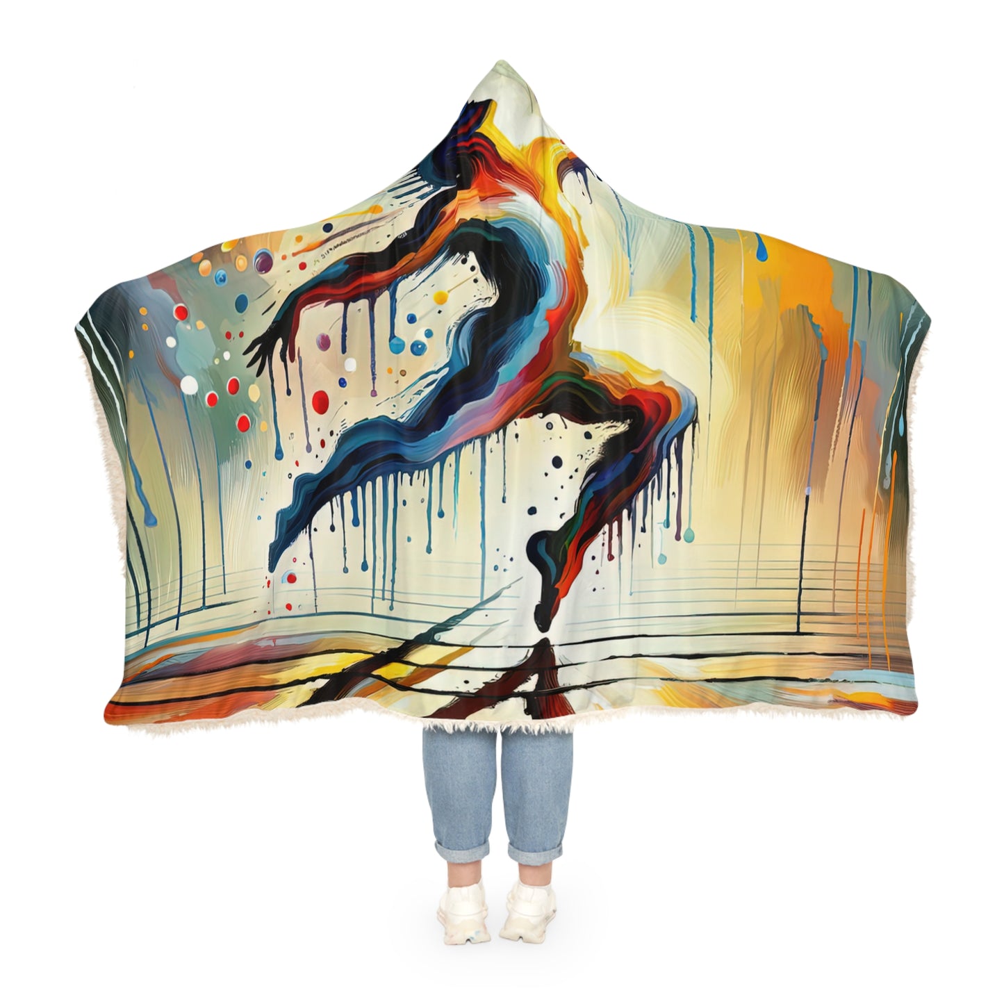 Expressive Dance Reflection Snuggle Blanket