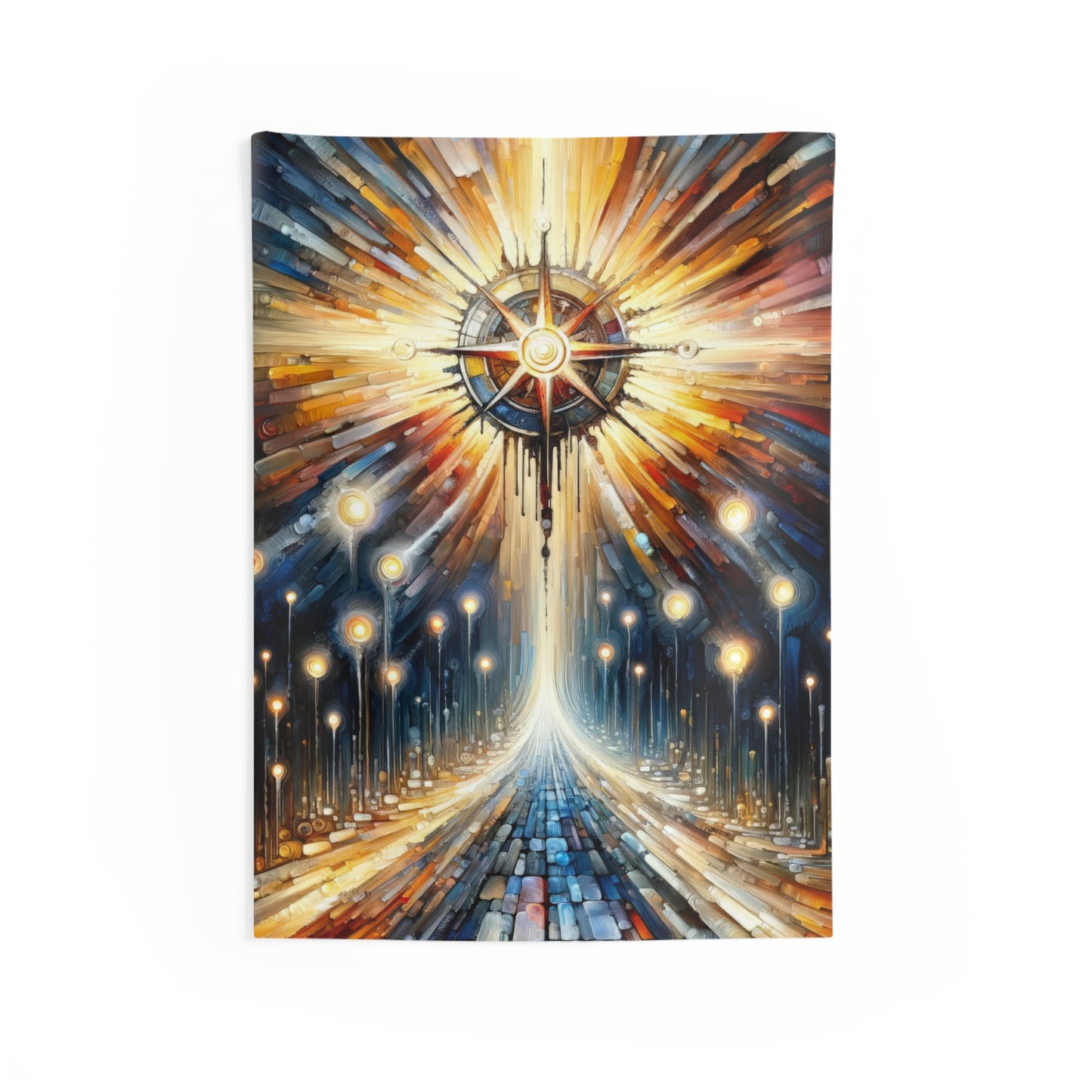 Wisdom Compass Journey Indoor Wall Tapestries