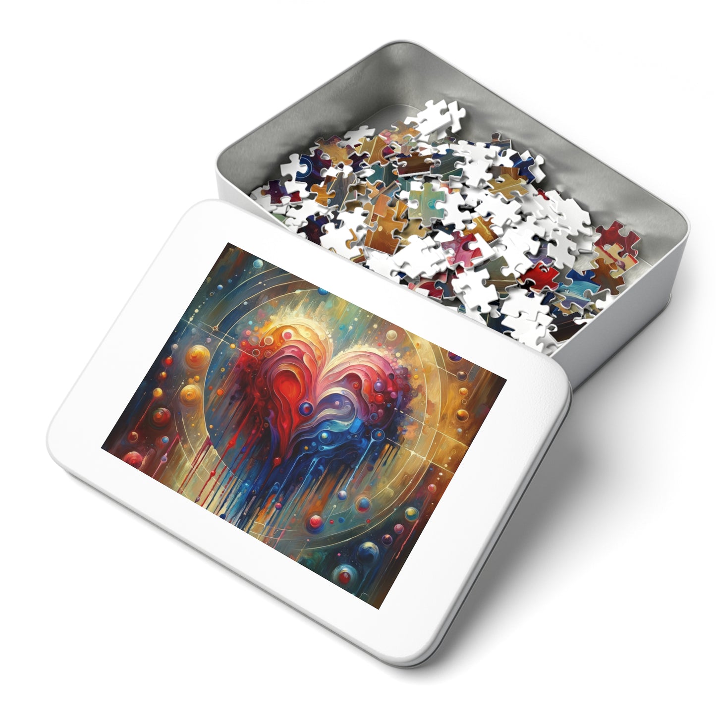 Unified Heart Reflections Jigsaw Puzzle (30, 110, 252, 500,1000-Piece)