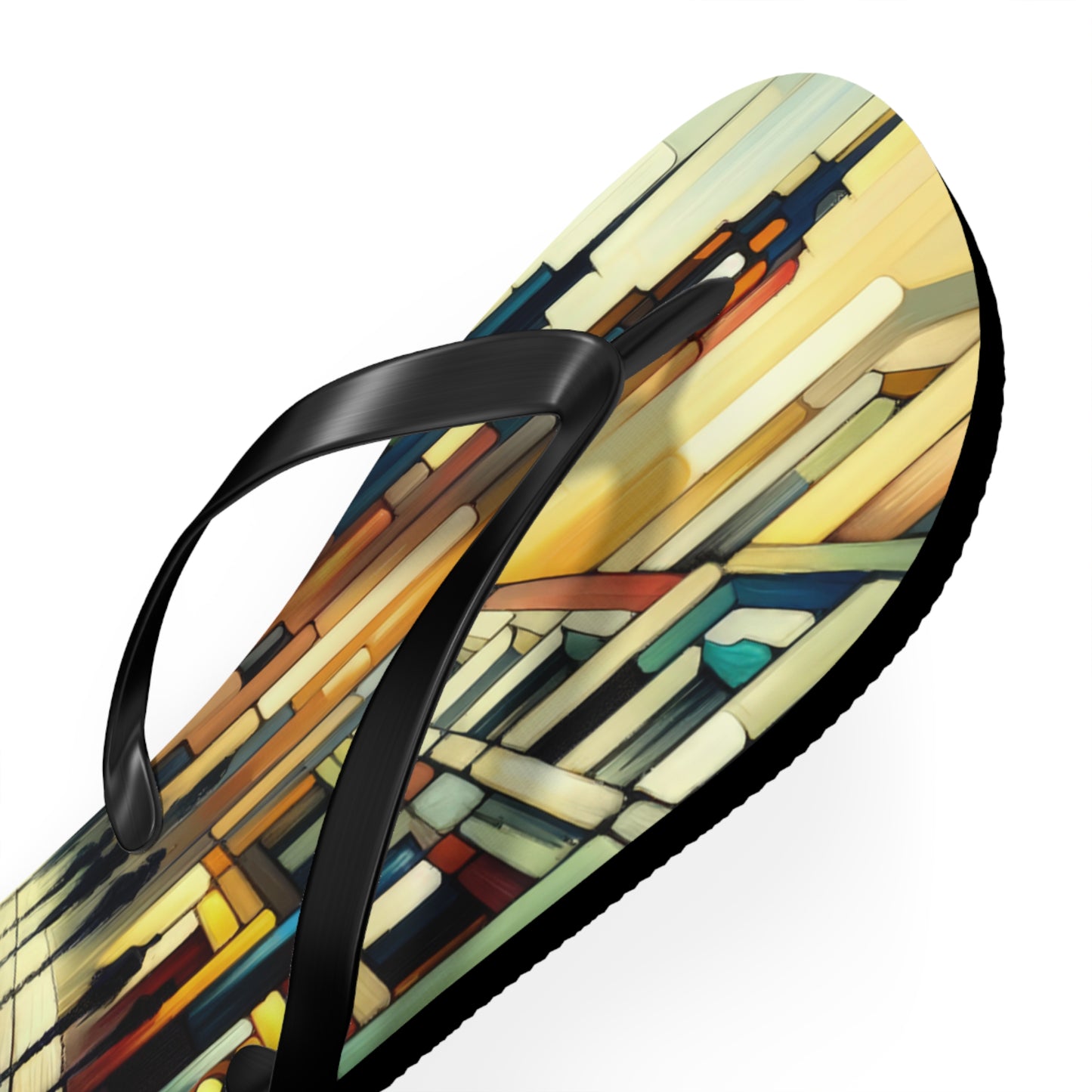 Cobbled Rhythm Heartbeat Flip Flops
