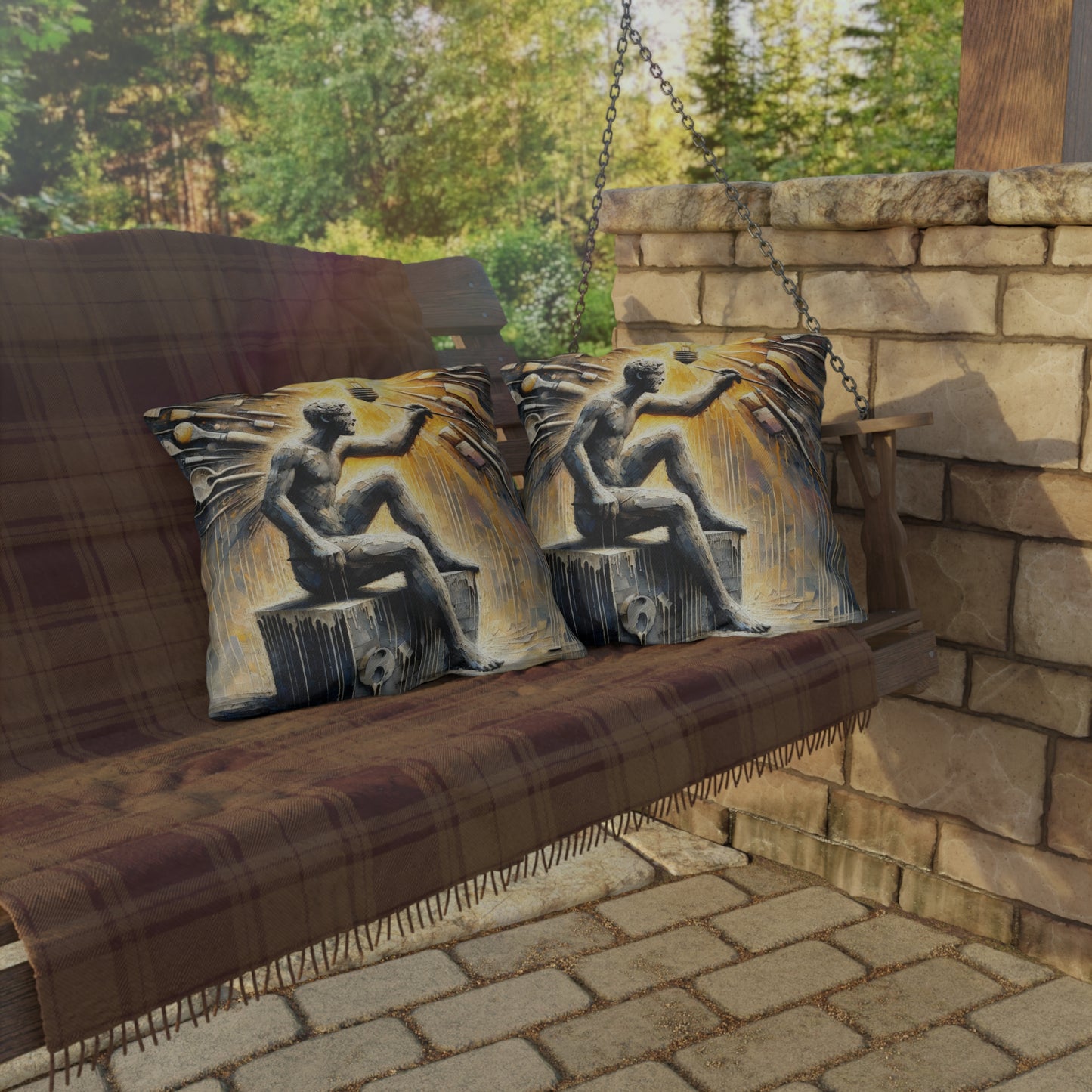 Idea Sculptor Genesis Outdoor Pillows