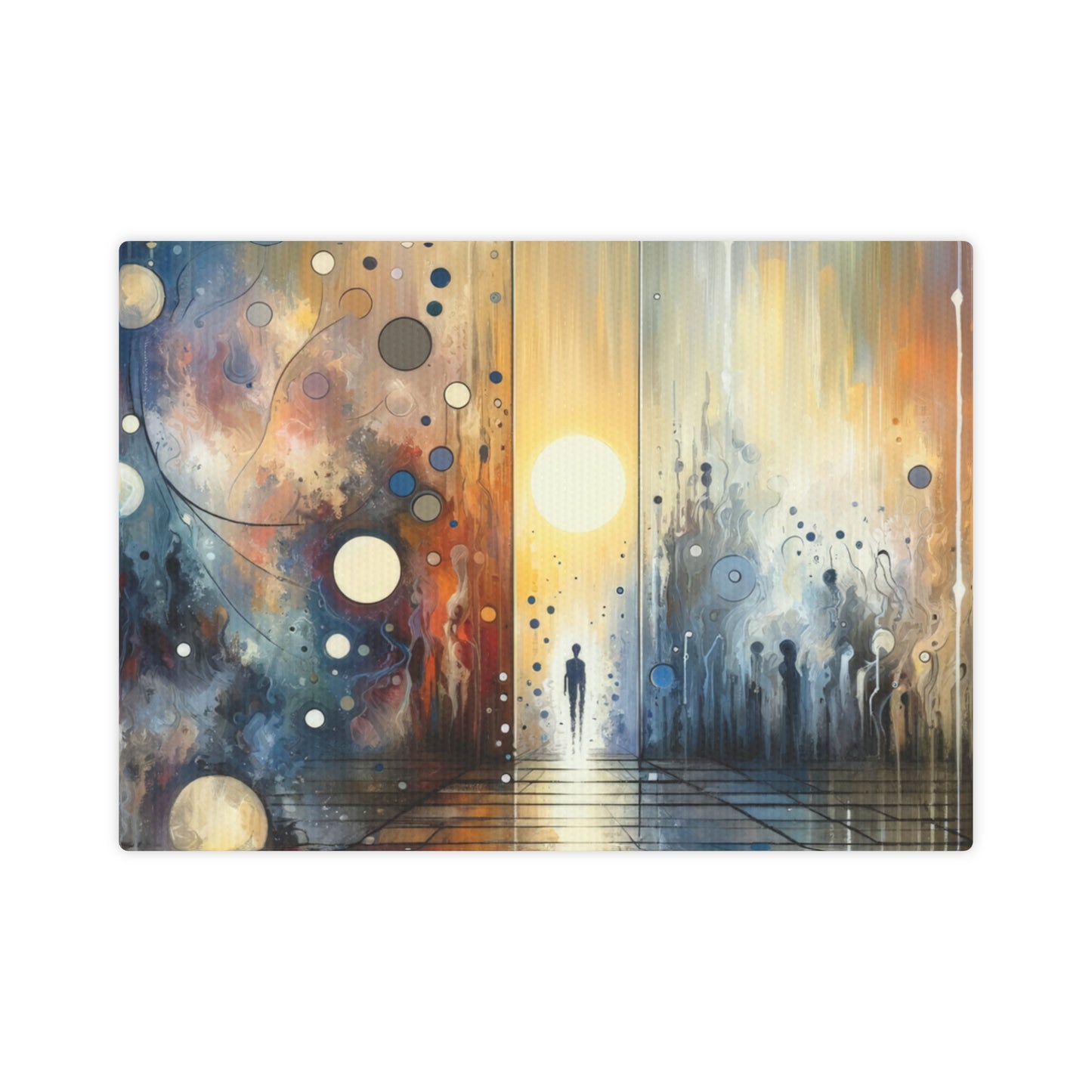 Stillness Transition Abstract Canvas Photo Tile