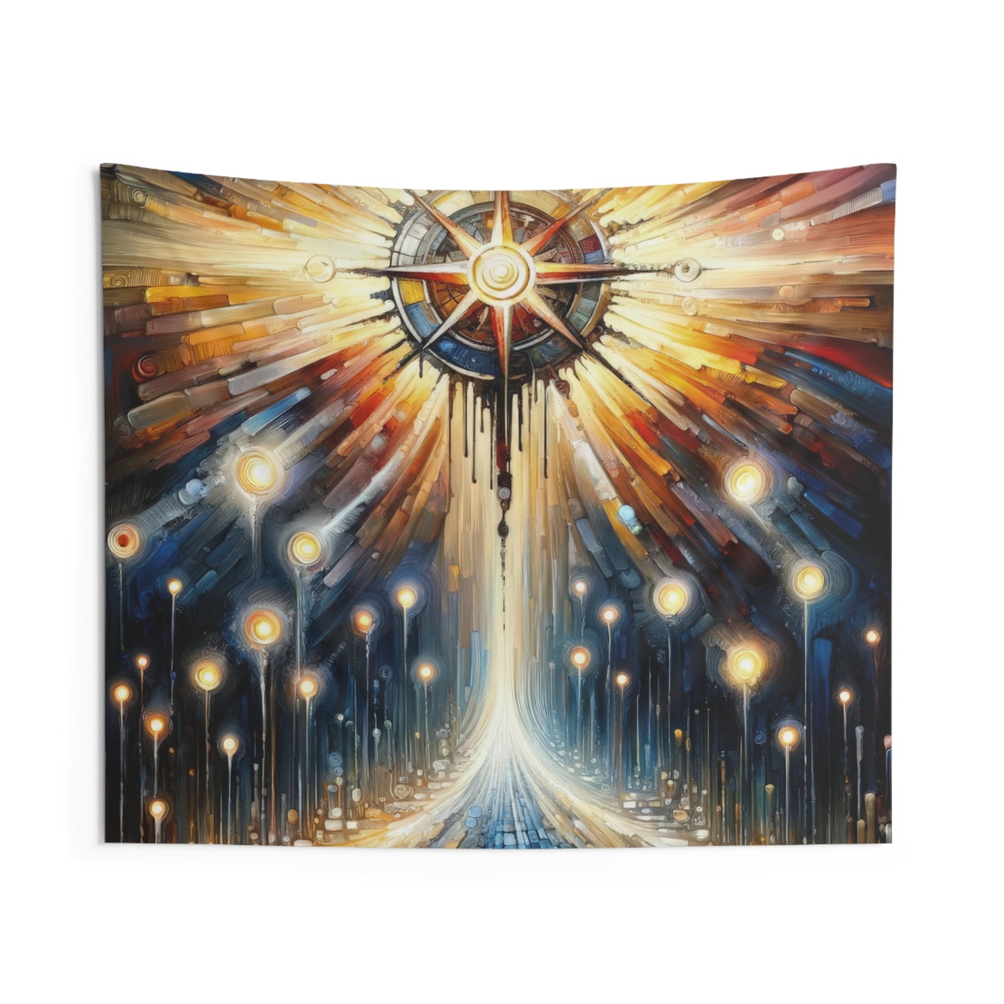 Wisdom Compass Journey Indoor Wall Tapestries
