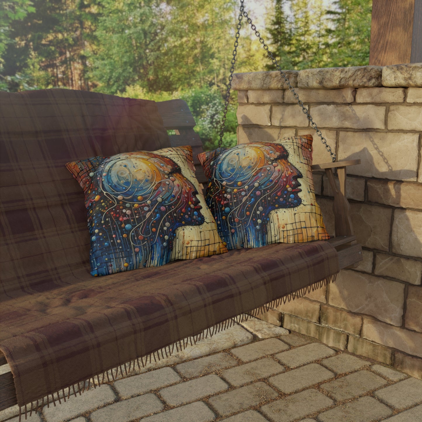 Empathy Unity Interaction Outdoor Pillows