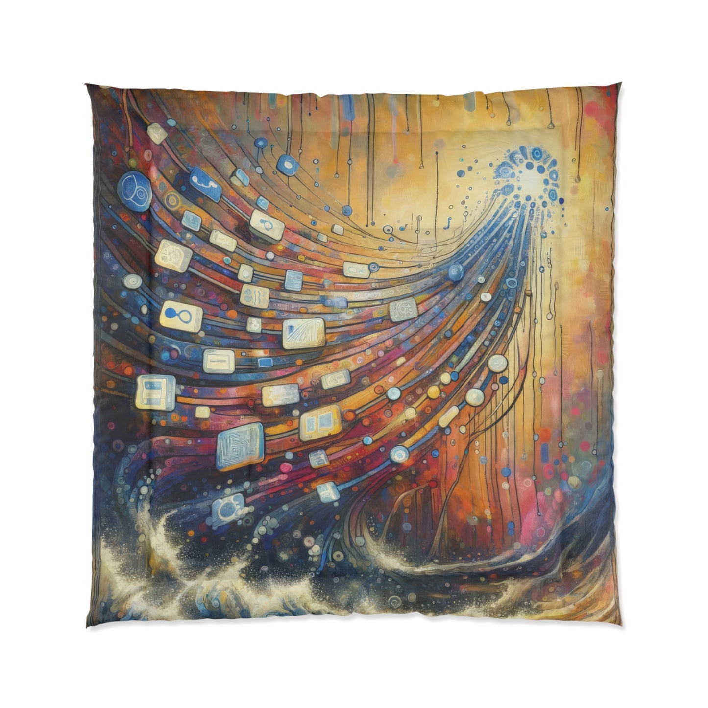 Digital Tapestry Weaving Comforter
