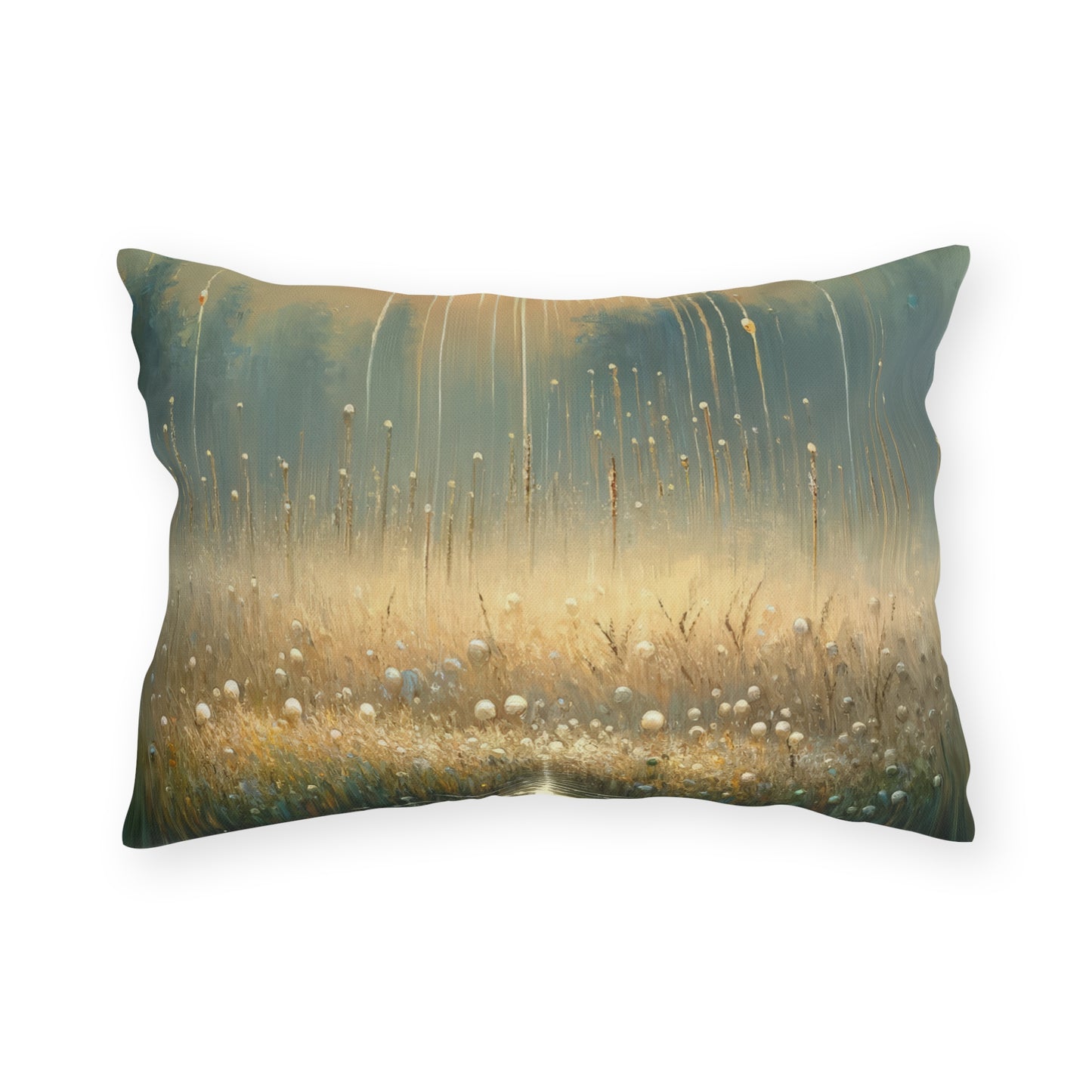Observant Delicacy Heart Outdoor Pillows