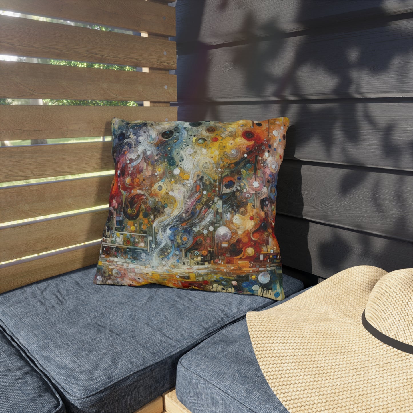 Perception Mosaic Abstract Outdoor Pillows