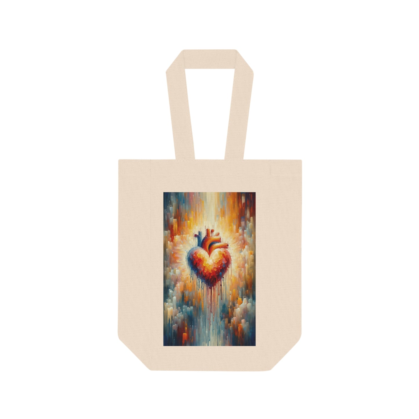 Vital Compassionate Beat Double Wine Tote Bag