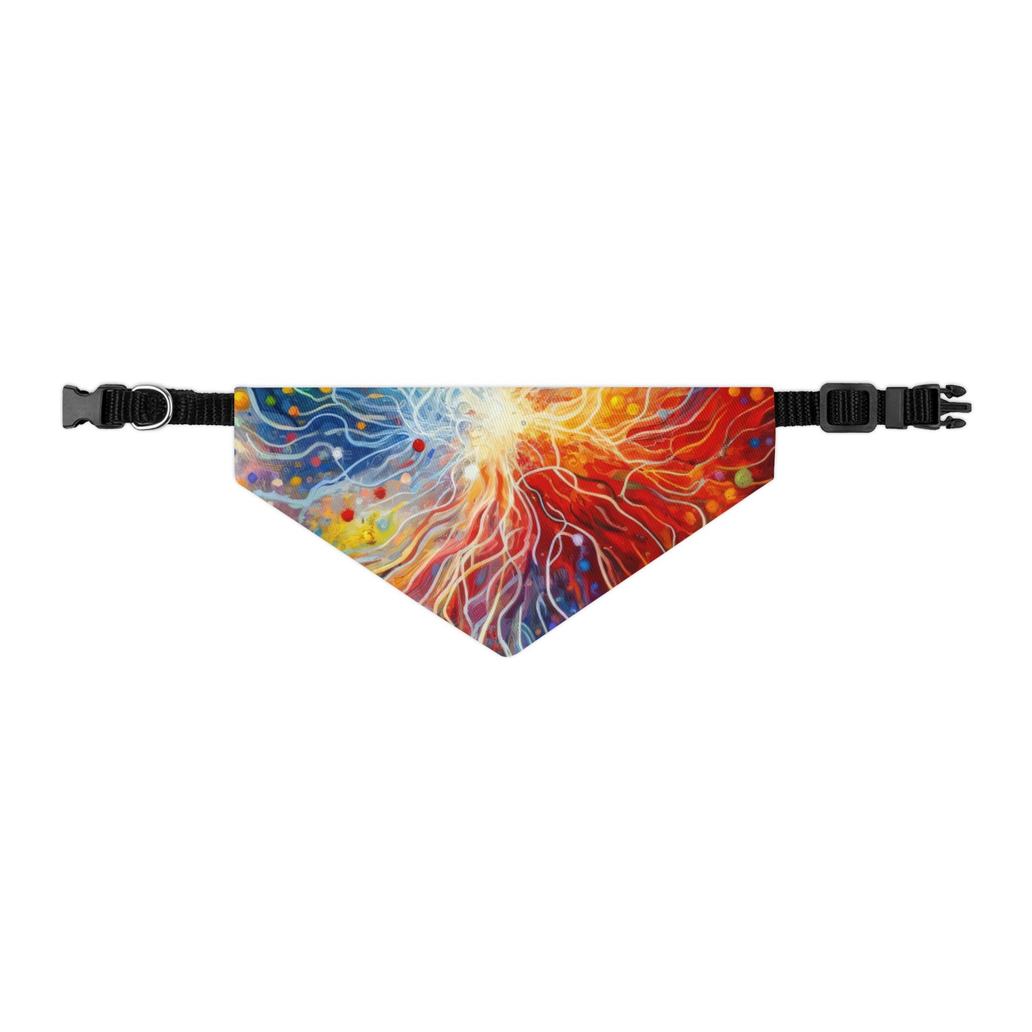 Emotive Yarn Explosion Pet Bandana Collar