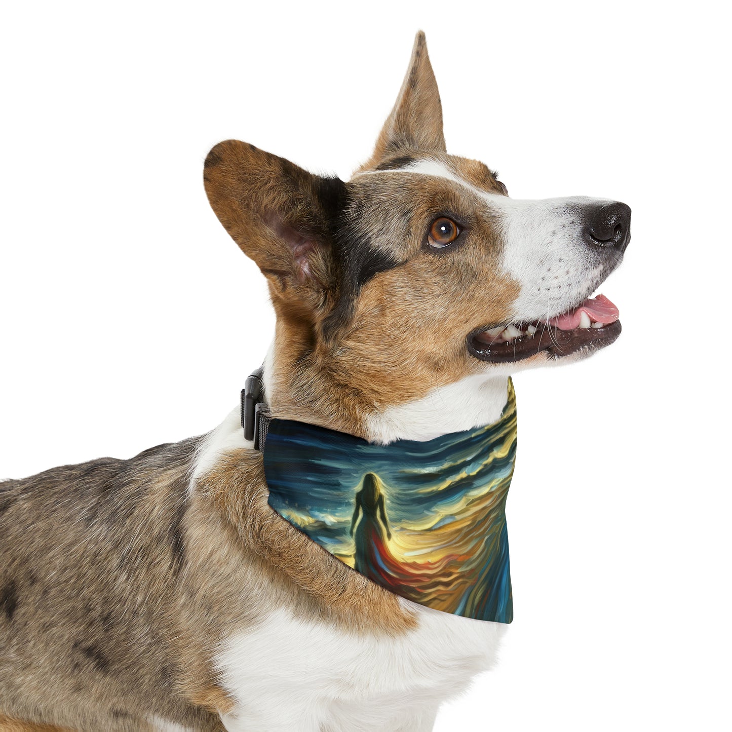 Solitary Evening Departure Pet Bandana Collar
