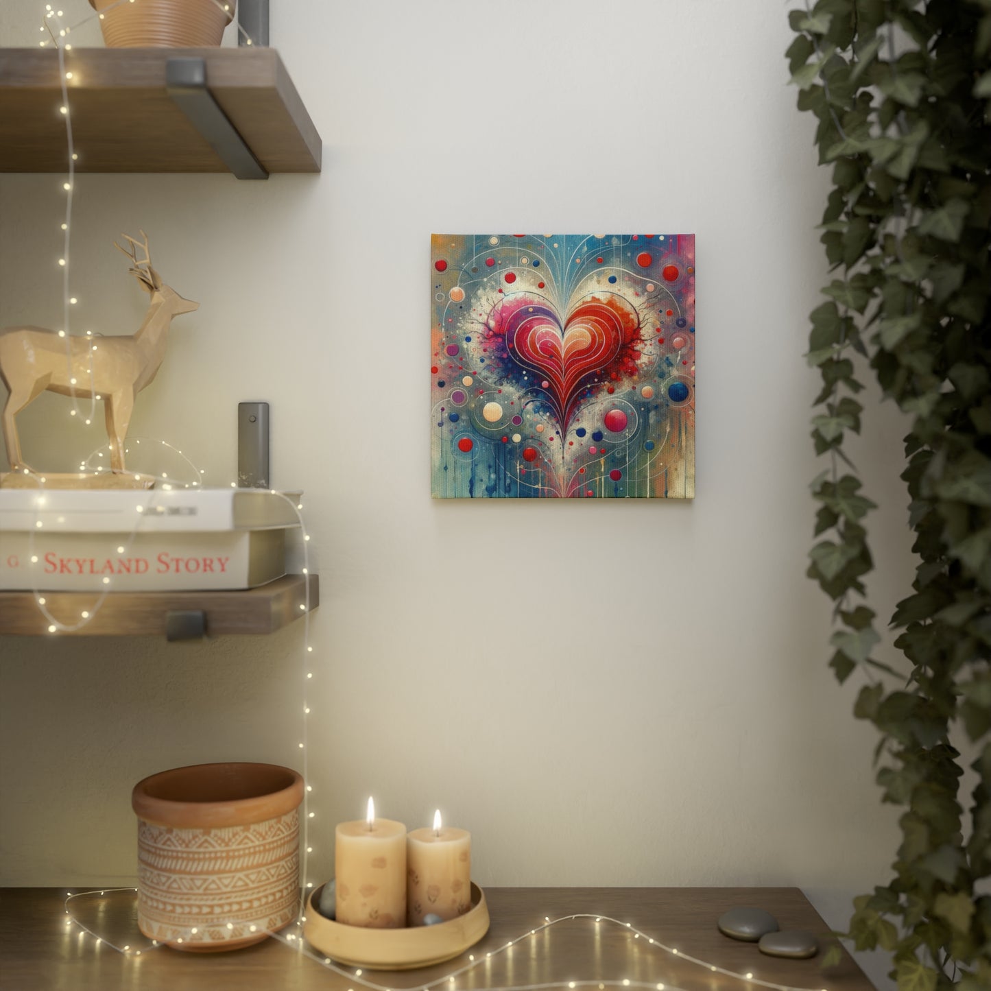 Emotional Physics Heart Canvas Photo Tile