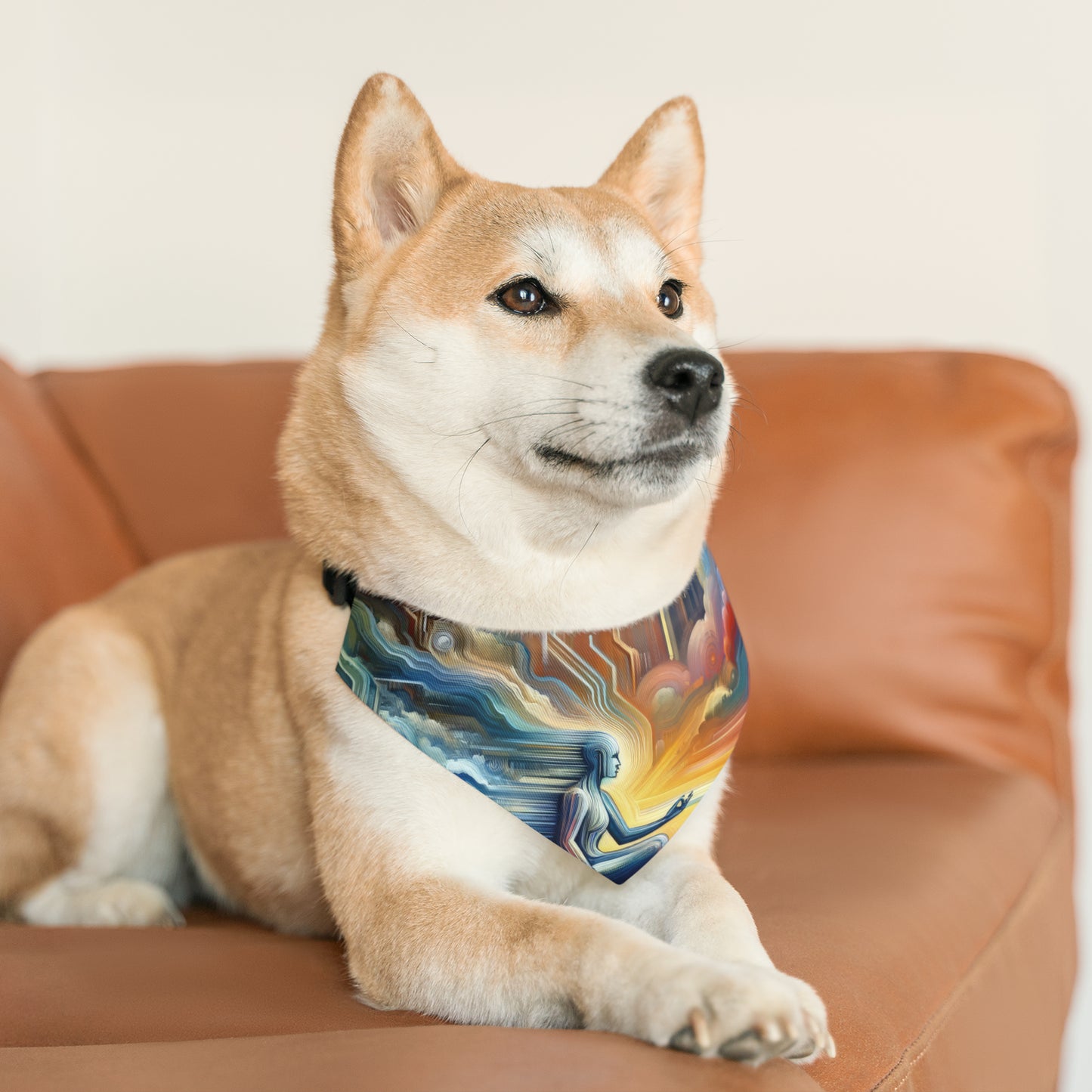 Eternal Digital Meditation Pet Bandana Collar