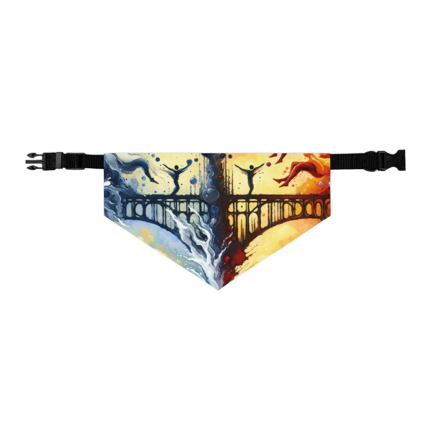 Faithful Diving Bridges Pet Bandana Collar
