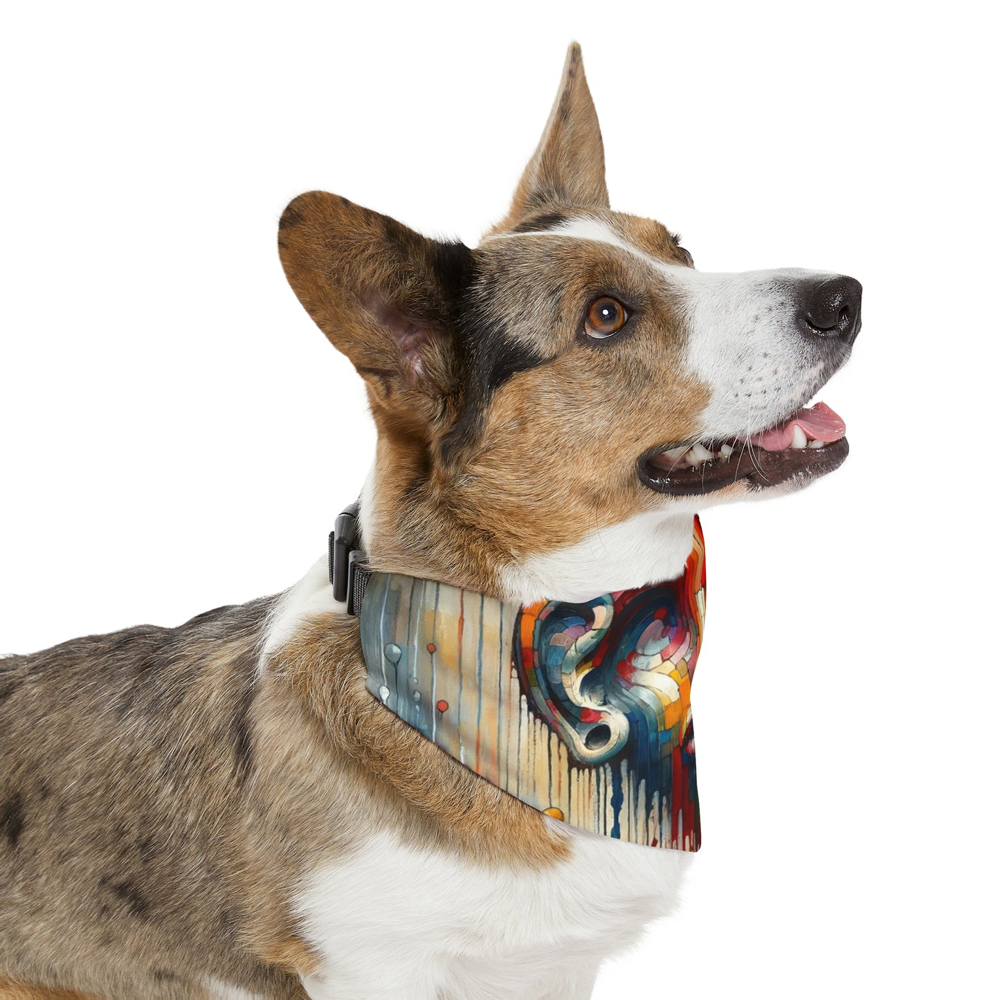 Ears Heart Expression Pet Bandana Collar