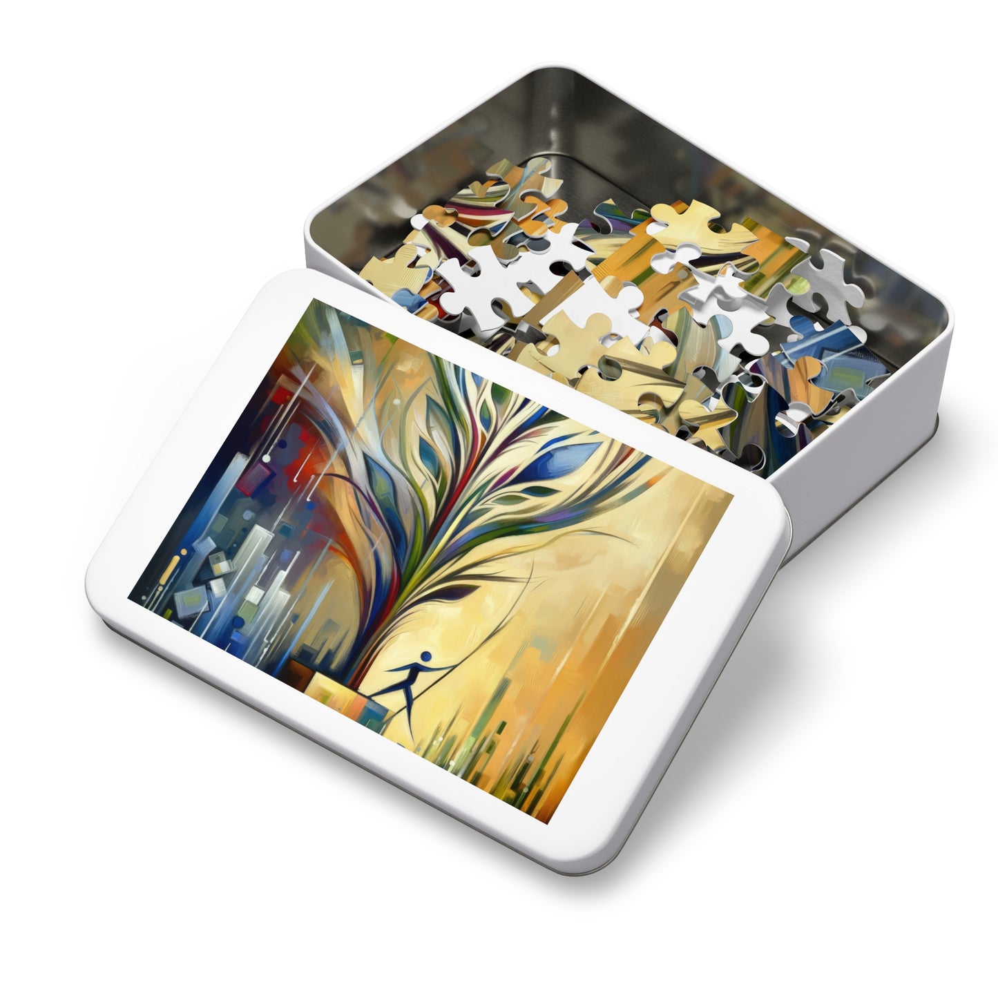Pruning Distraction Tachism Jigsaw Puzzle (30, 110, 252, 500,1000-Piece)