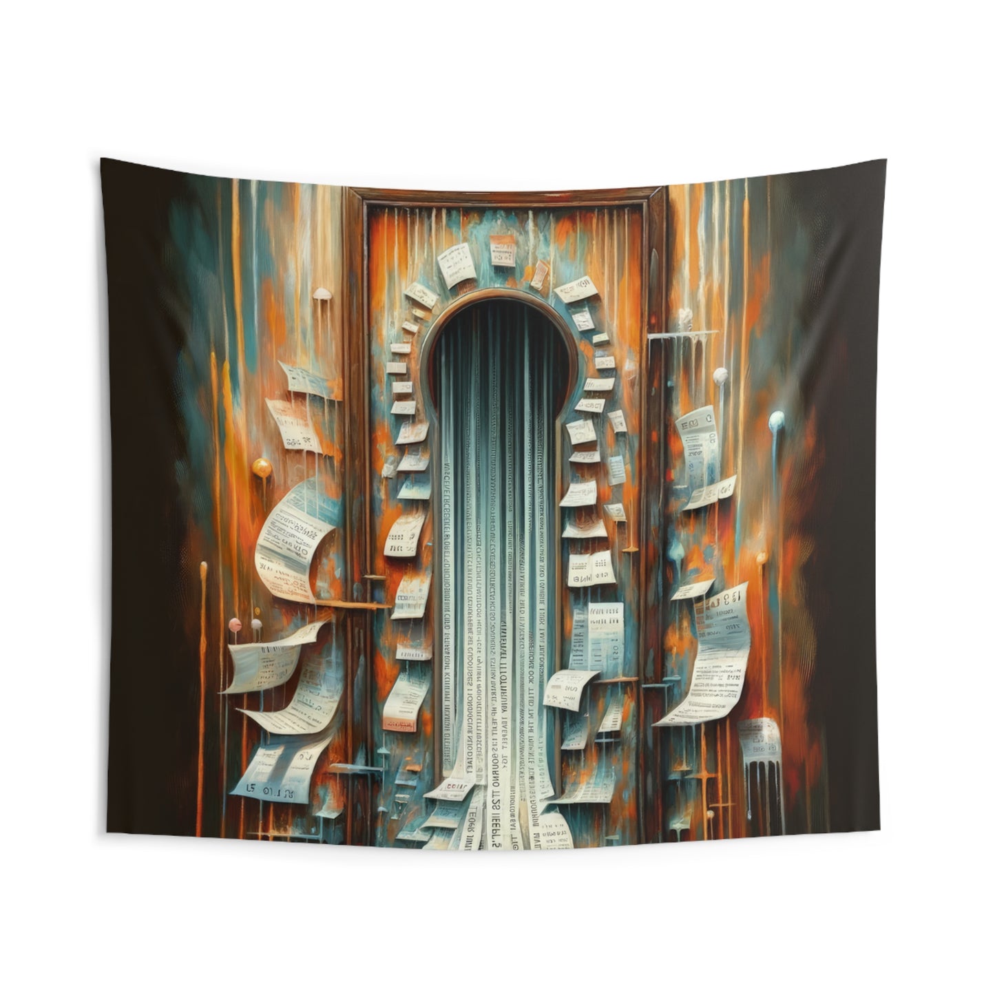 Illuminated Truths Mirror Indoor Wall Tapestries