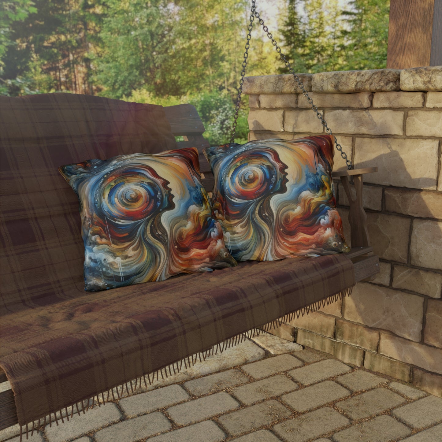Transformation Essence Vortex Outdoor Pillows