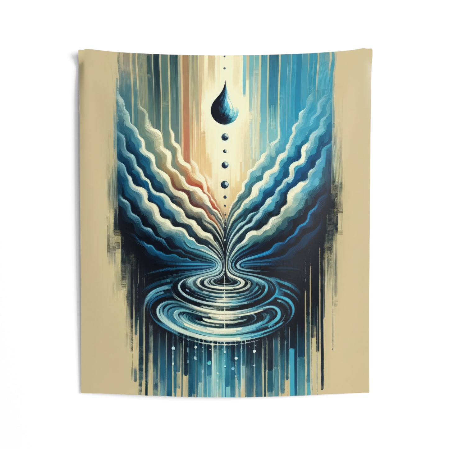 Ripple Effect Abstract Indoor Wall Tapestries