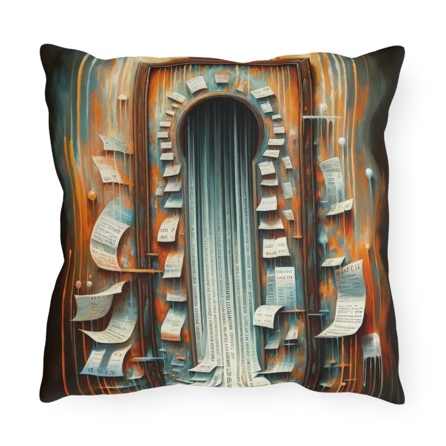 Illuminated Truths Mirror Outdoor Pillows
